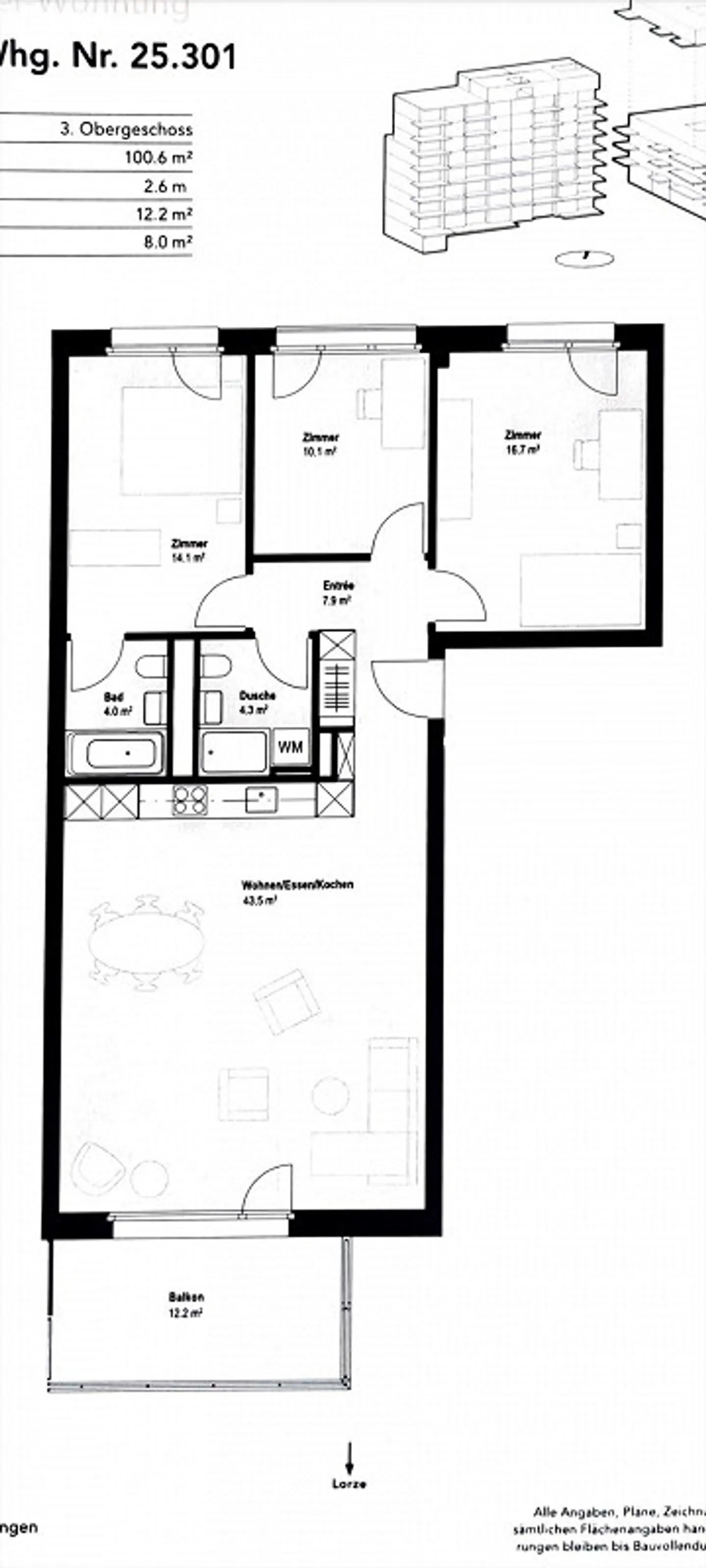 Befristetes WG-Zimmer + Büro + eigenes Bad - Foto 8 von 10