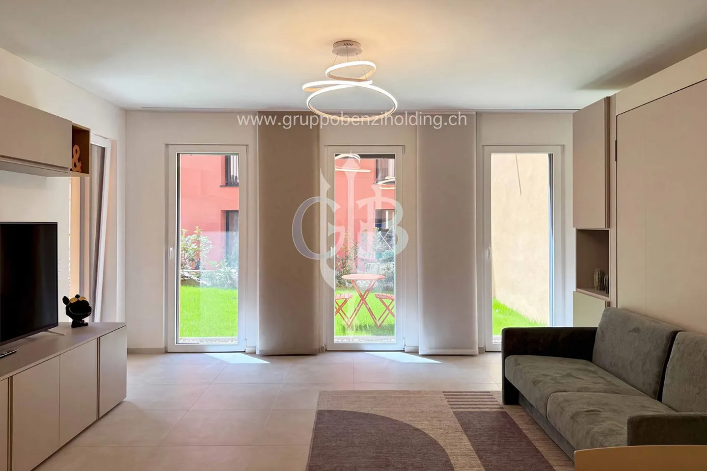 DIRECTLY FROM THE PROMOTER - Giubiasco - 1.5 rooms with garden - Photo 1 of 17
