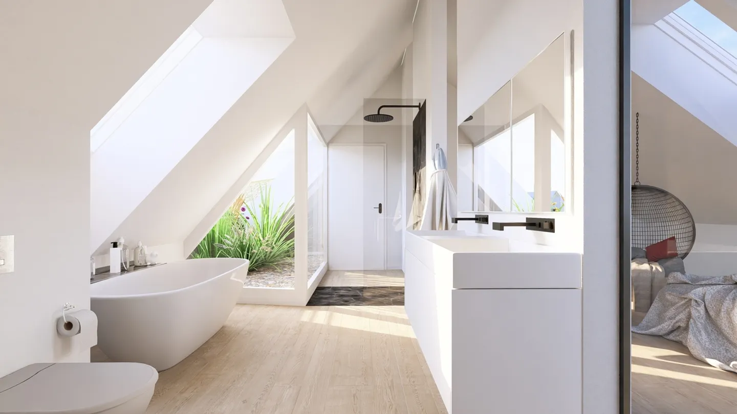 Nuovo progetto di costruzione Allmendgasse con quattro case a schiera di 7,5 stanze (Casa A) - Foto 6 di 6