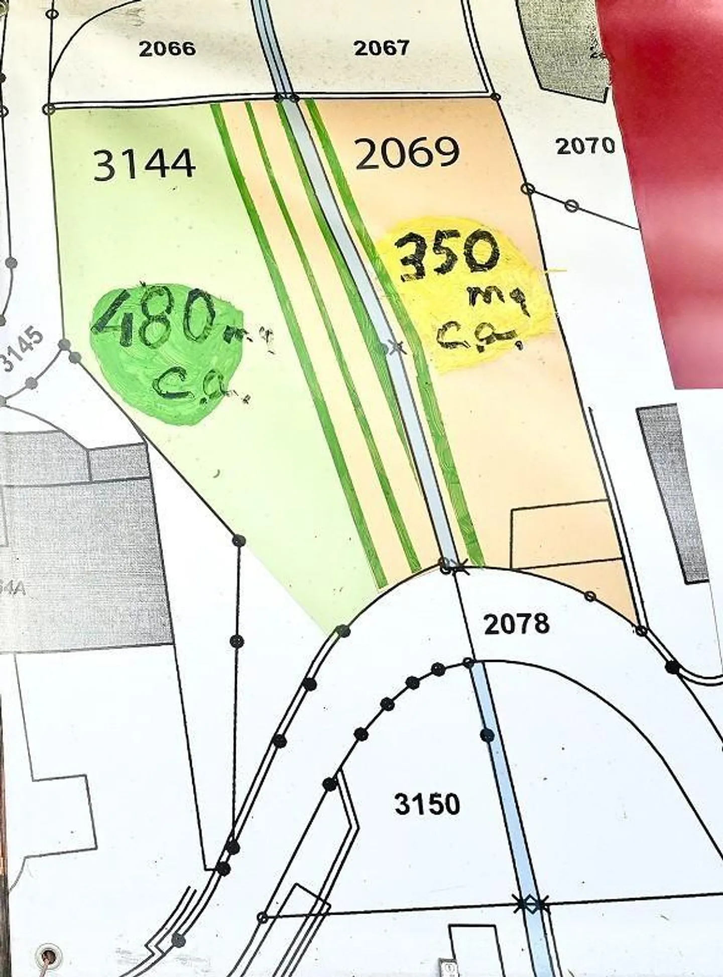 Two building plots of 843 m2 in sunny lake view location / two t... - Photo 12 of 14