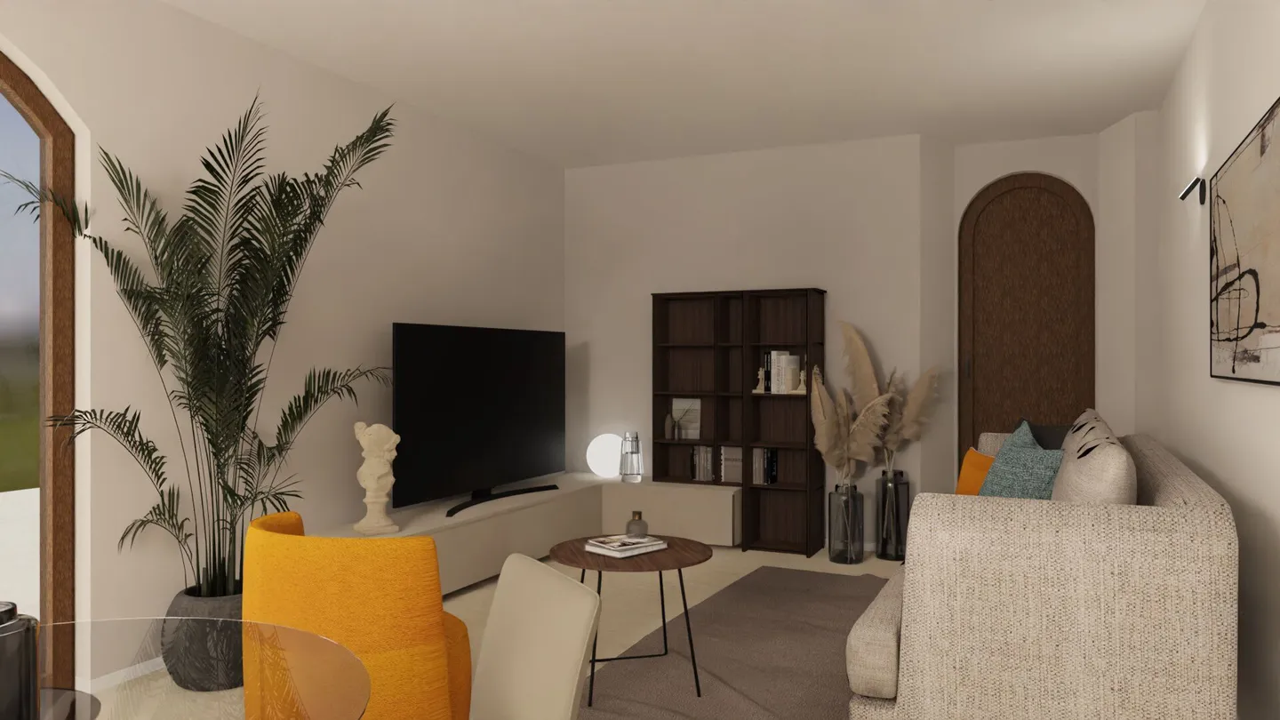 Appartamento con 2,5 stanze al piano terra con cortile privato - Foto 2 di 6