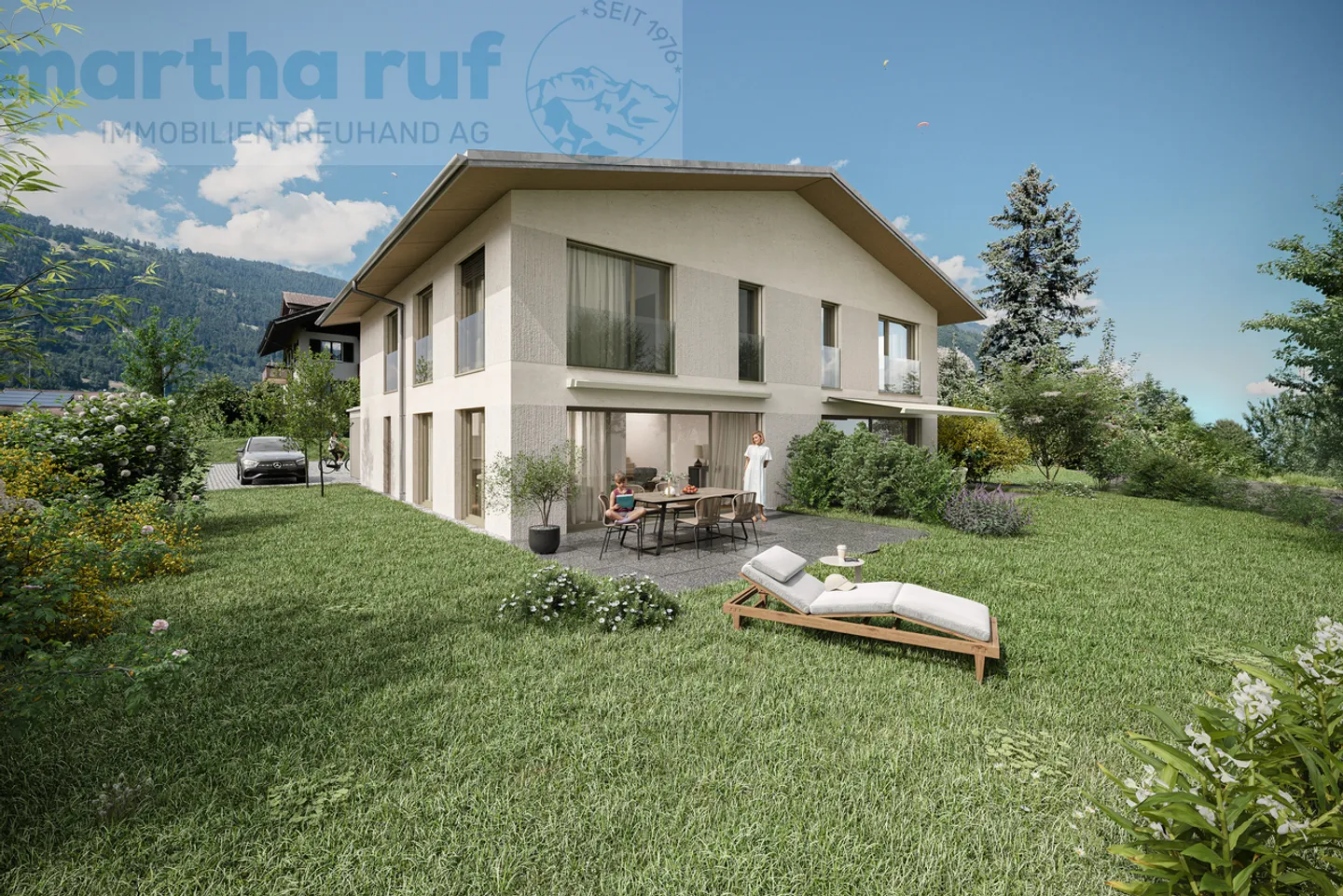 Modern New Build: Semi-Detached House with Mountain View in Prime Location - Photo 1 of 7