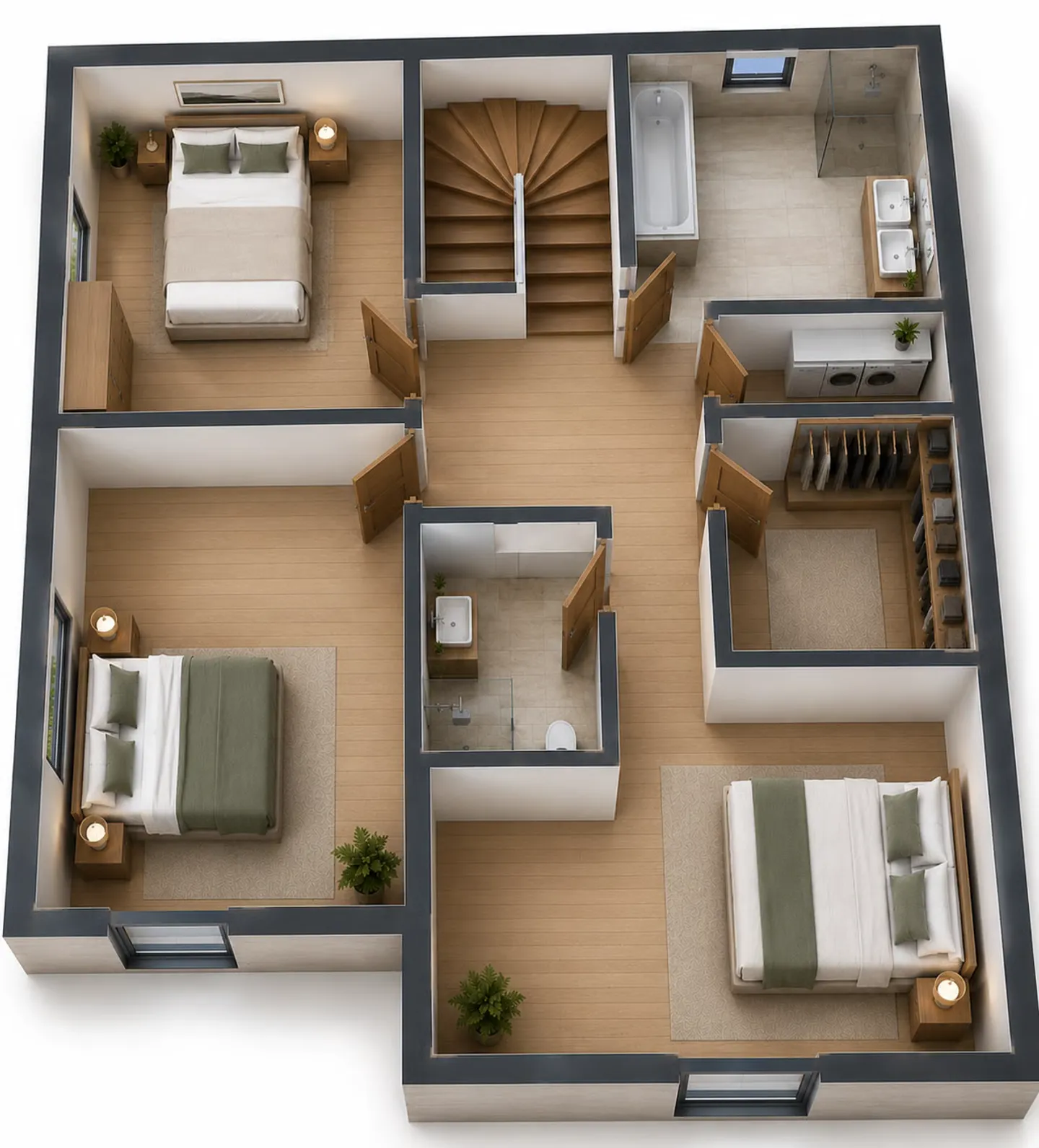 Magnificent semi-detached house with 5.5 rooms for sale on plan in Chénens - Photo 3 of 4