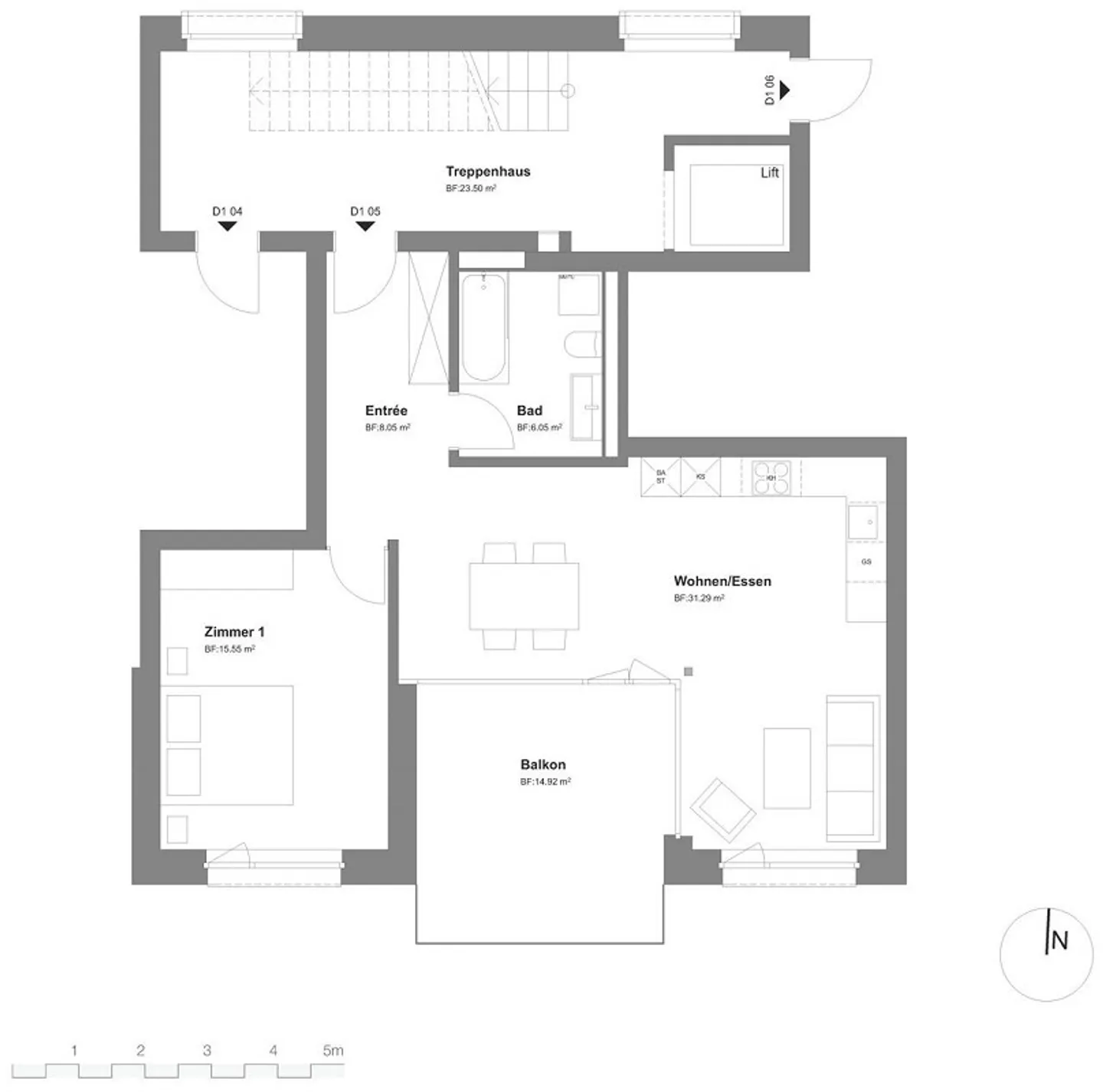 Topmoderne Wohnung nahe Autobahnanschluss - Photo 8 sur 8