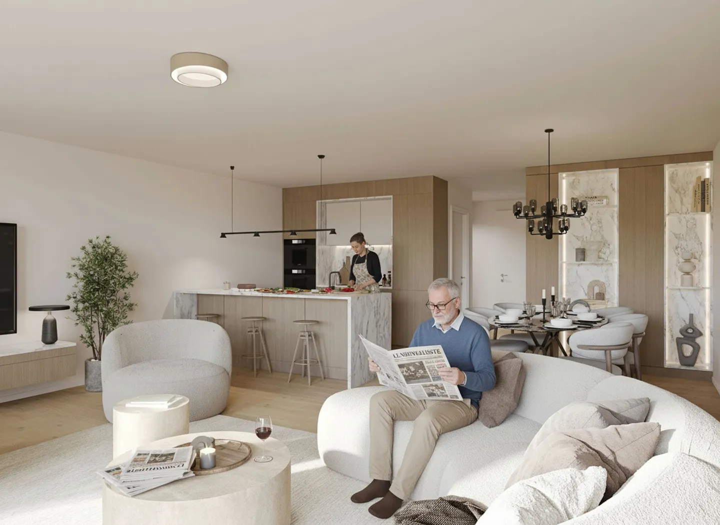 Spazioso duplex 3,5 locali al piano giardino - Centro città - Foto 4 di 11