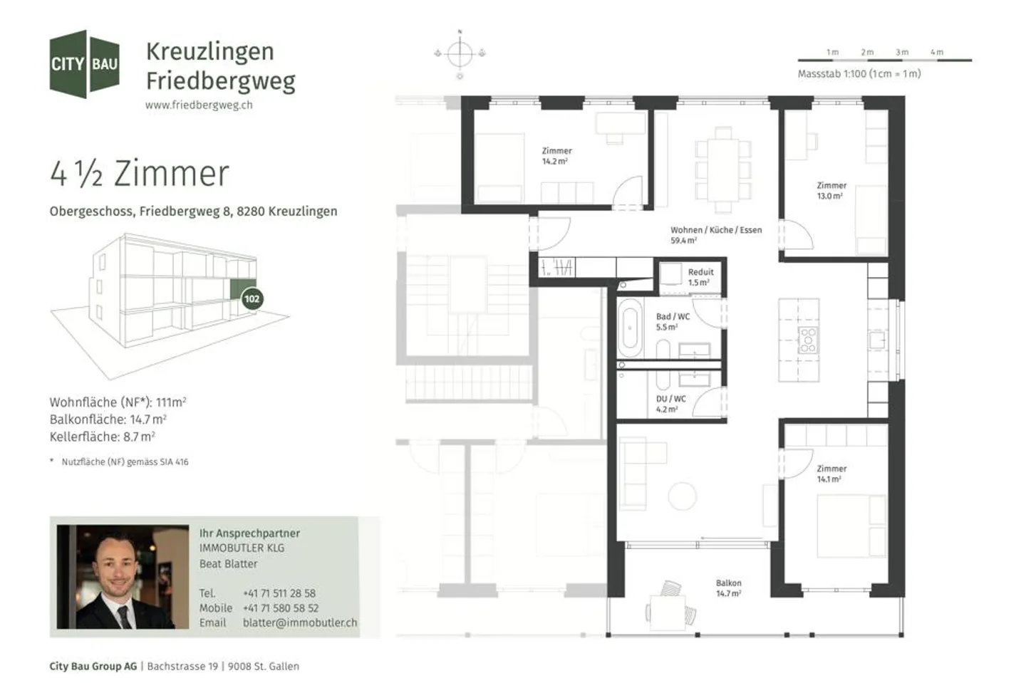 Nuovo progetto di costruzione Friedbergweg Kreuzlingen - Foto 8 di 8