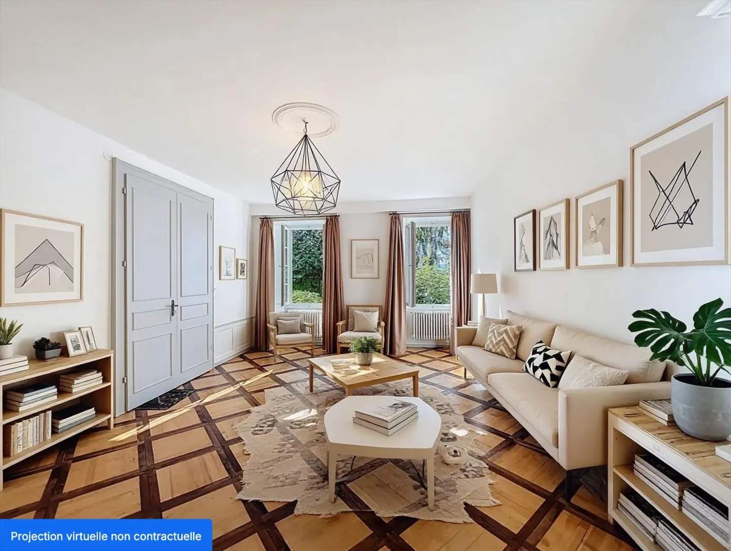Spacieux 2.5p au calme dans une maison de Maître ! - Photo 3 sur 12