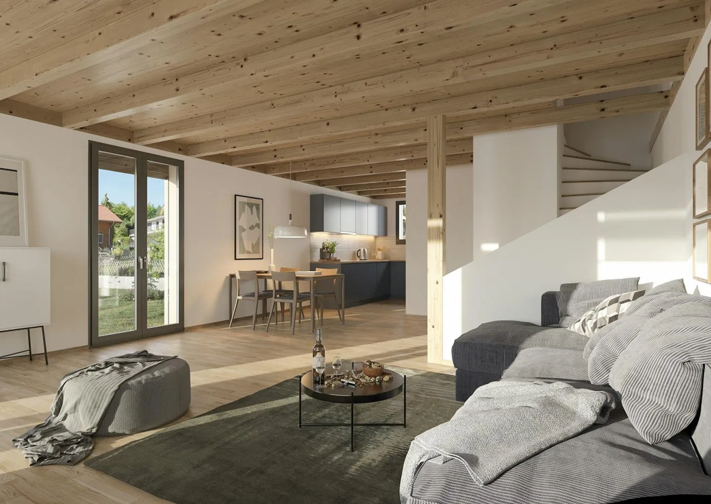 6 neue Reihenhäuser «Sonnenrain» - Ihr Familiennest in St. Gallenka... - Foto 1 von 4