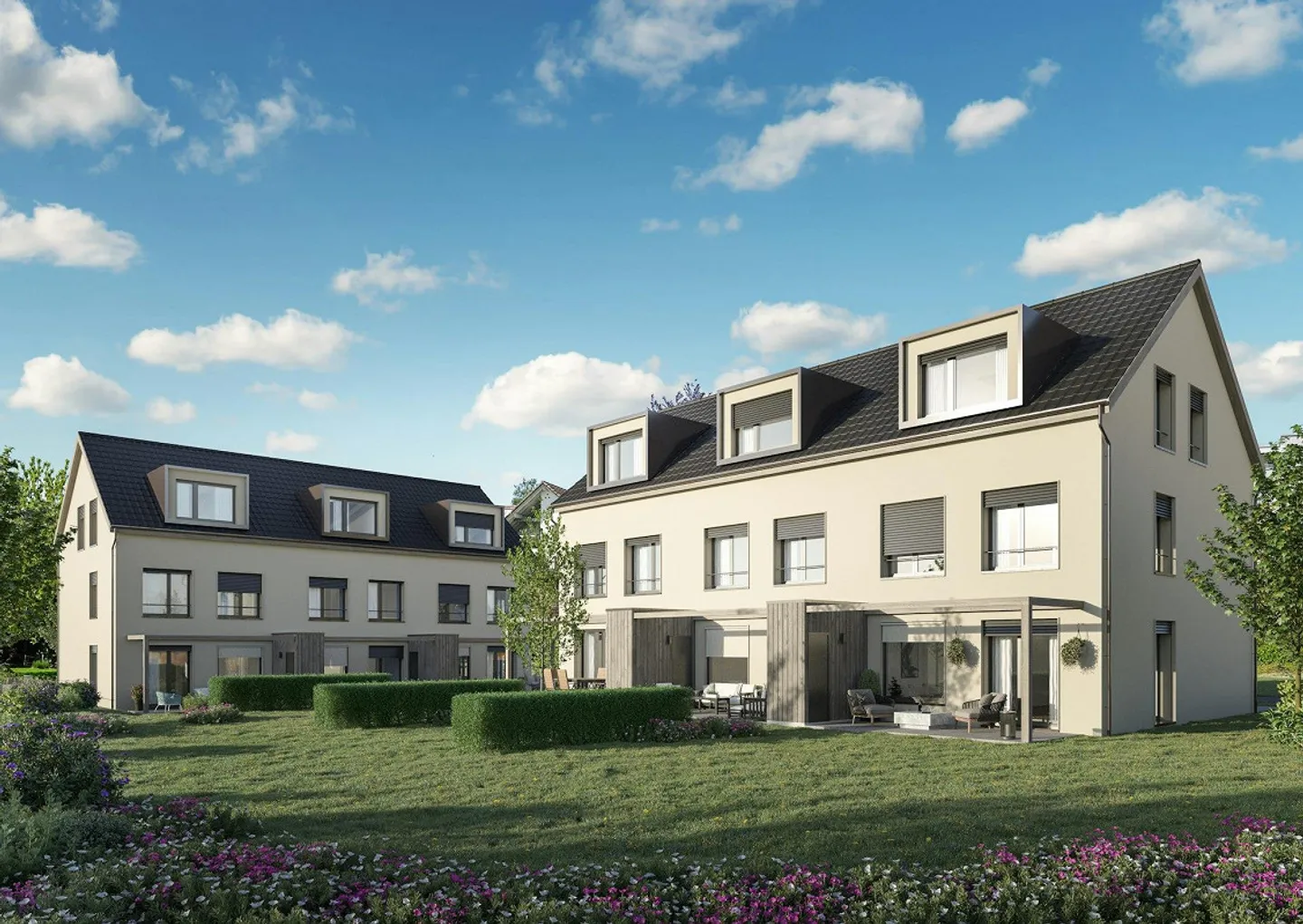 6 neue Reihenhäuser «Sonnenrain» - Ihr Familiennest in St. Gallenka... - Foto 3 von 4