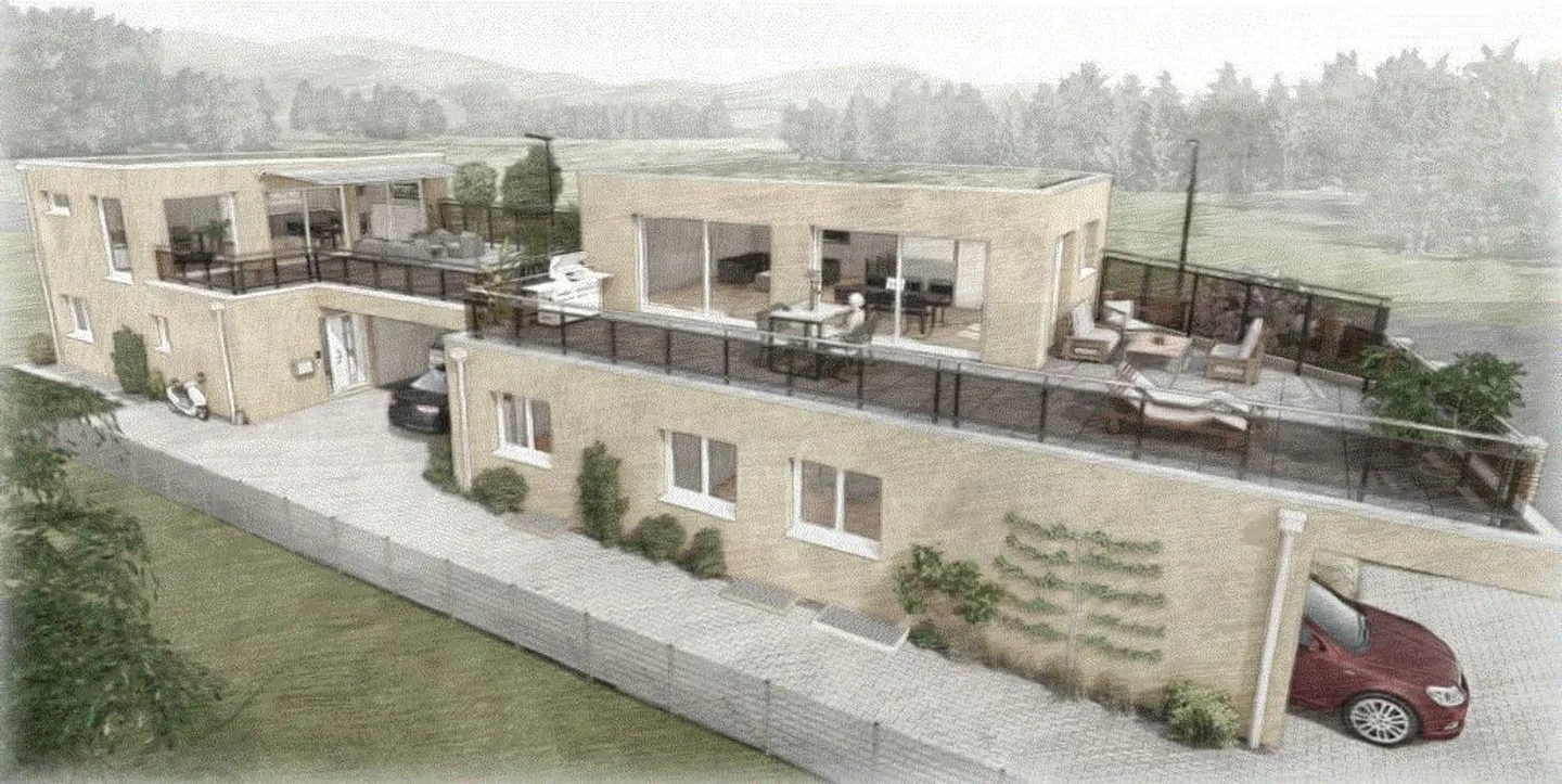 Neubau-Einfamilienhaus mit Weitsicht, Licht und Raum zum Leben - Foto 1 von 13