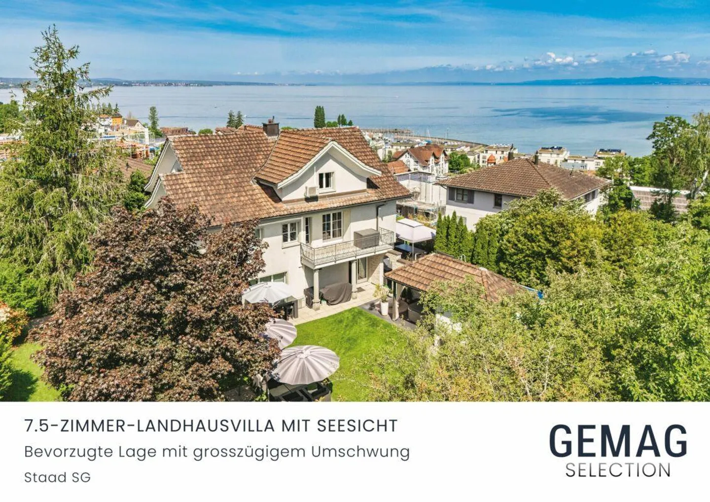 Villa di campagna di 7,5 stanze con vista lago su grande terreno - Foto 1 di 18