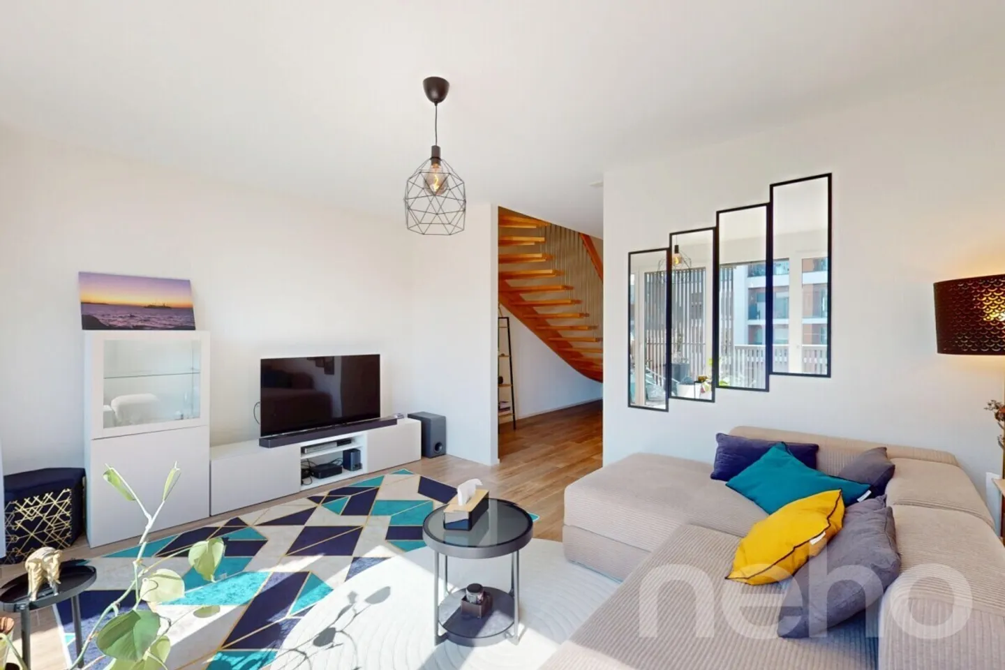 Superbe duplex 3.5p très lumineux dans un immeuble Minergie-ECO - Photo 4 sur 13