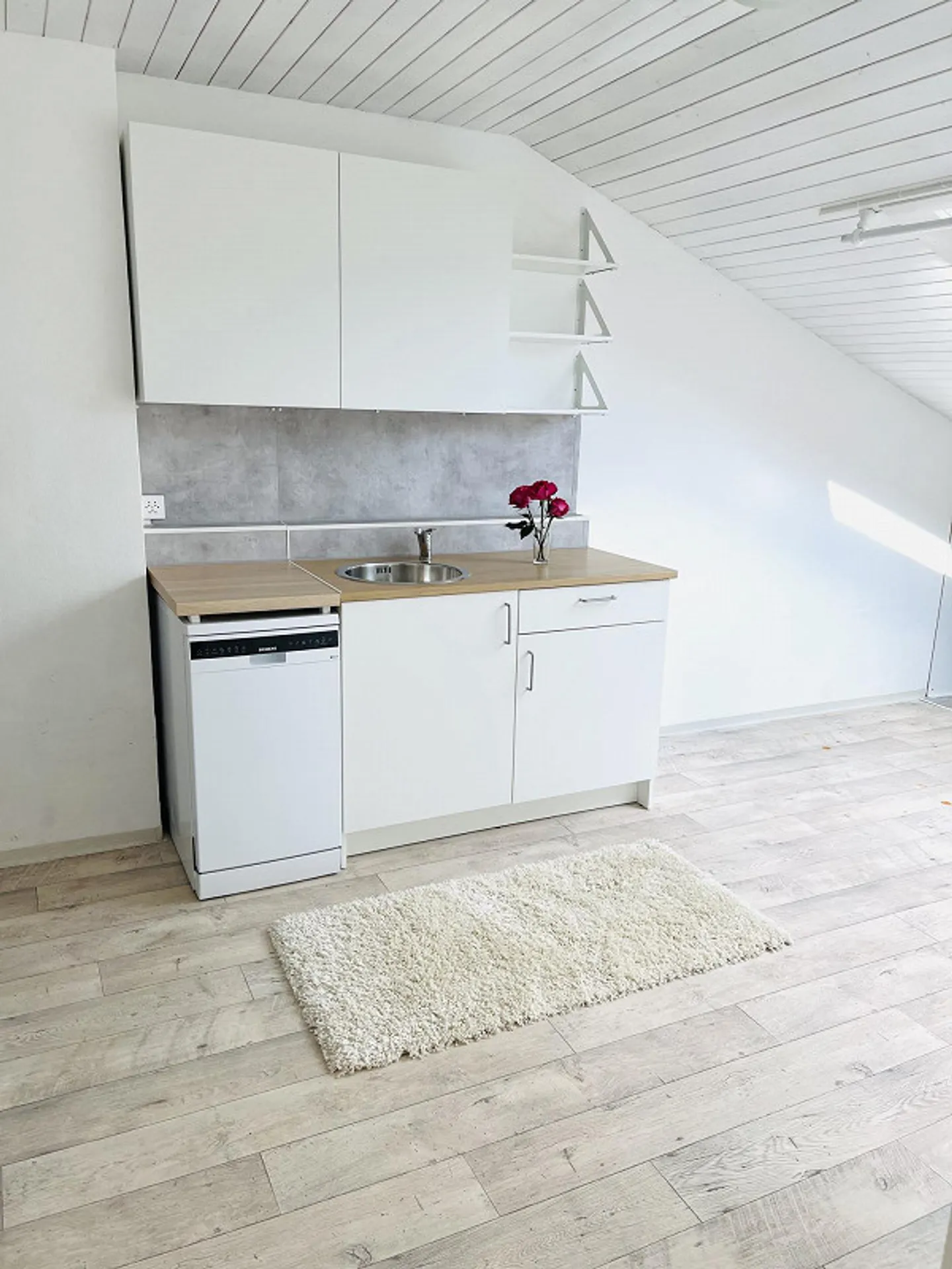 Appartamento luminoso di 1,5 stanze con lavatrice + asciugatrice - Foto 2 di 9