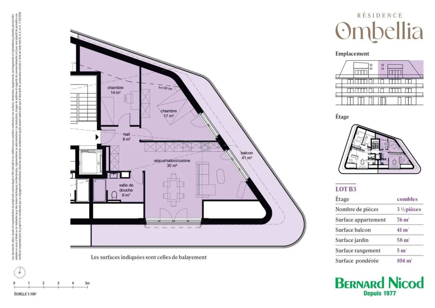 Appartamento nuovo di 3,5 locali all'ultimo piano con balcone e giardino privato - Foto 2 di 7