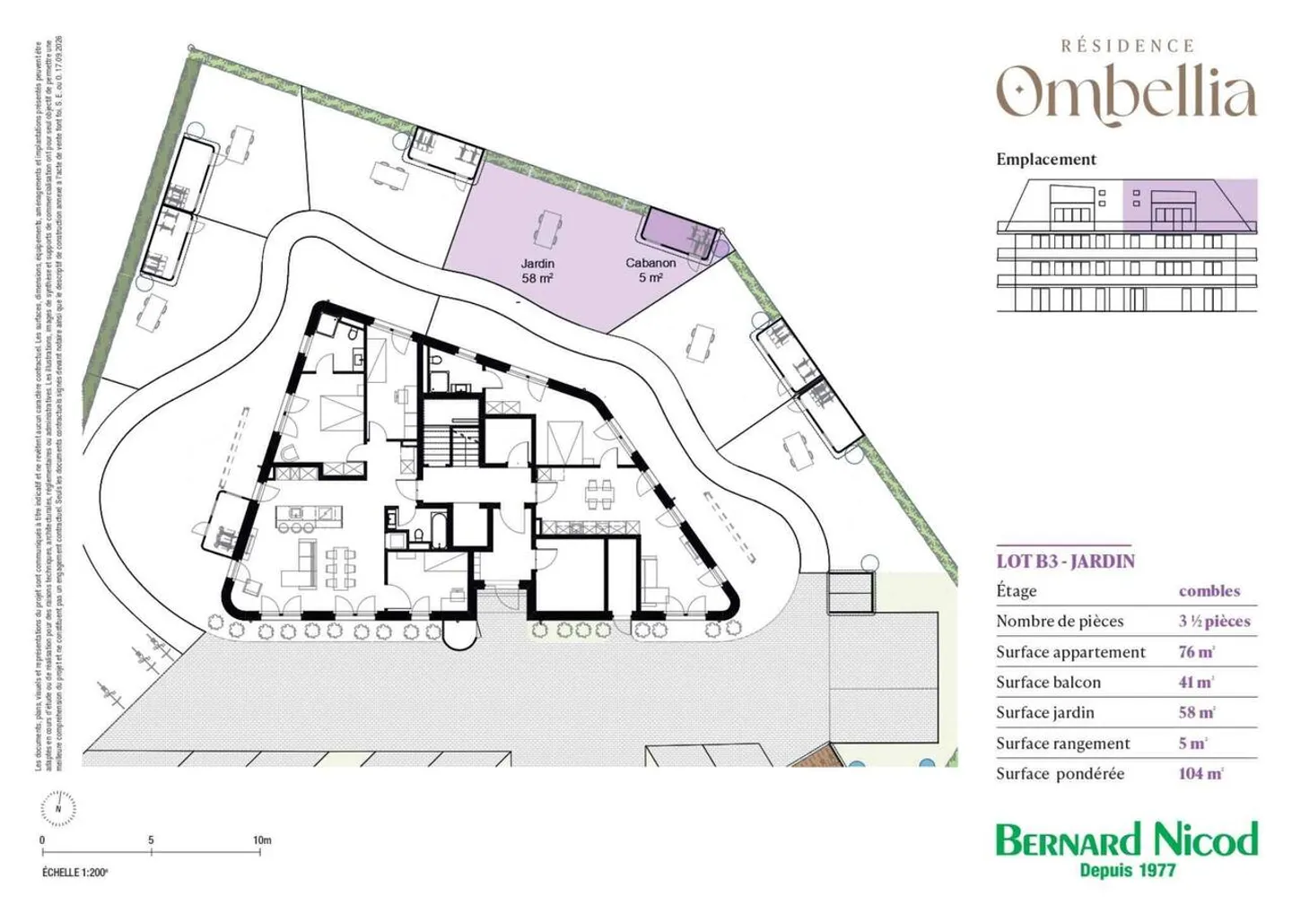 Appartamento nuovo di 3,5 locali all'ultimo piano con balcone e giardino privato - Foto 3 di 7