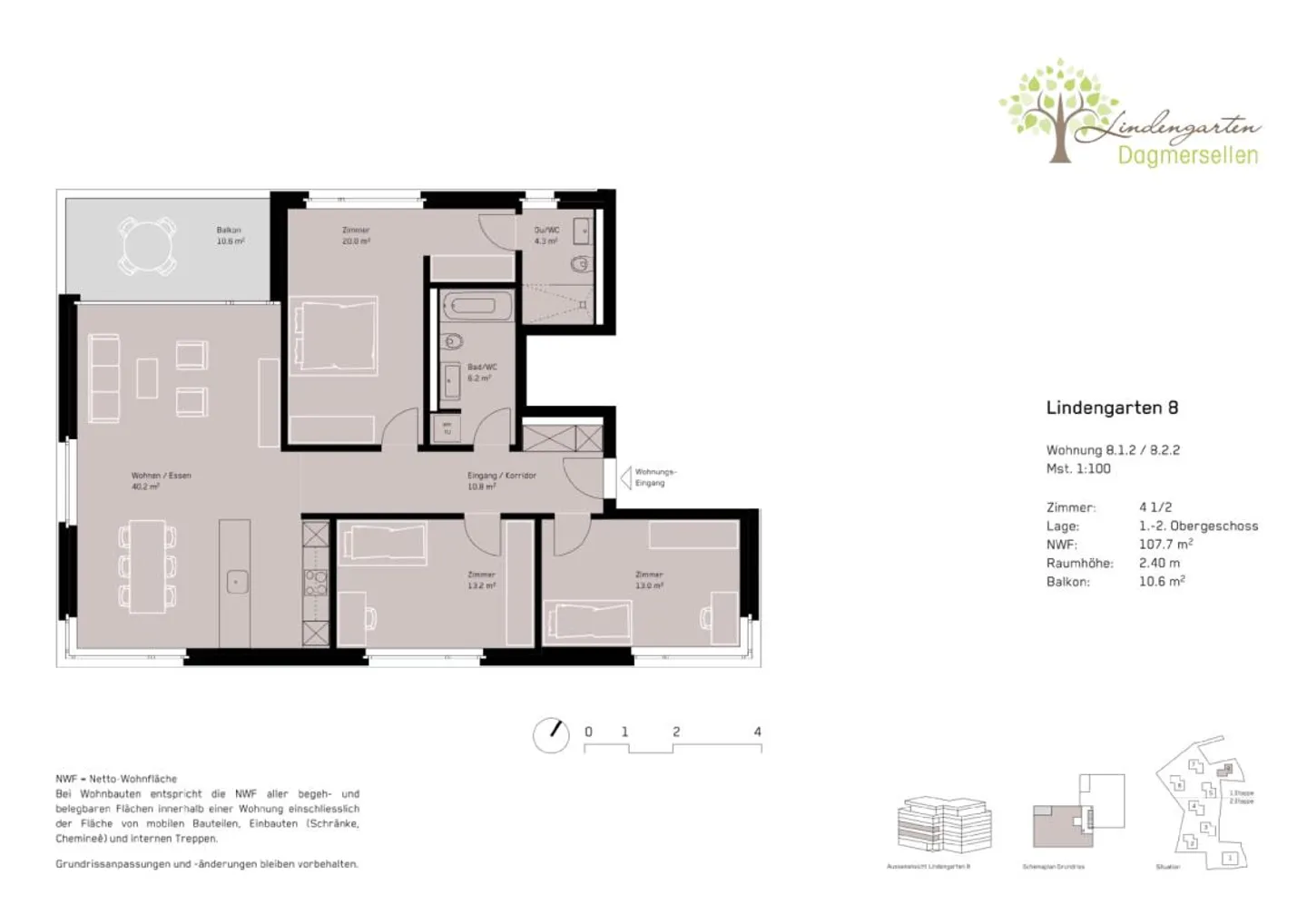 Appartamento da sogno di 4,5 stanze a Dagmersellen - Foto 9 di 9