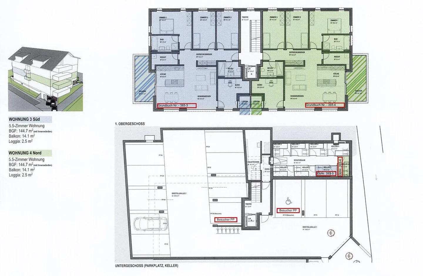 Condominium spacieux de 5,5 pièces avec terrasse (sud) et loggia - Photo 10 sur 11