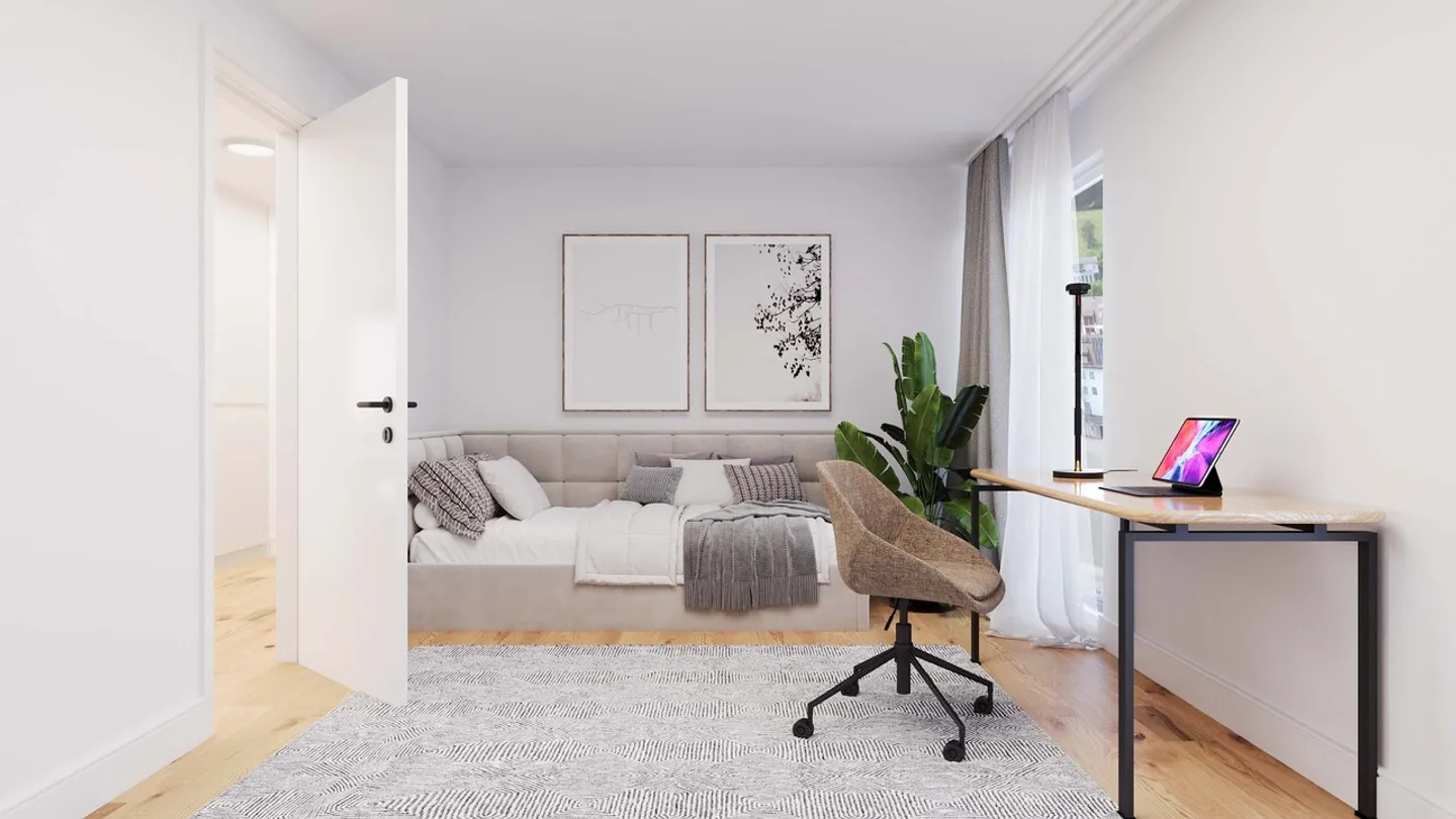 Condominium spacieux de 5,5 pièces avec terrasse (sud) et loggia - Photo 8 sur 11