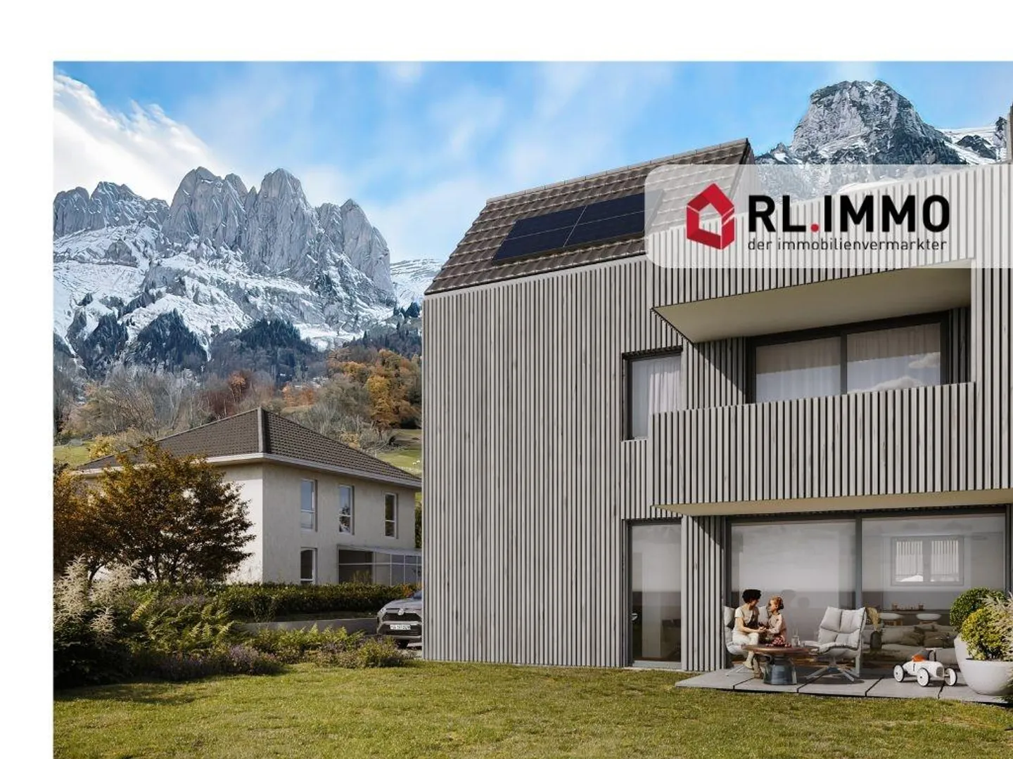 Modernes Reiheneinfamilienhaus in Sax zu kaufen - Foto 1 von 13