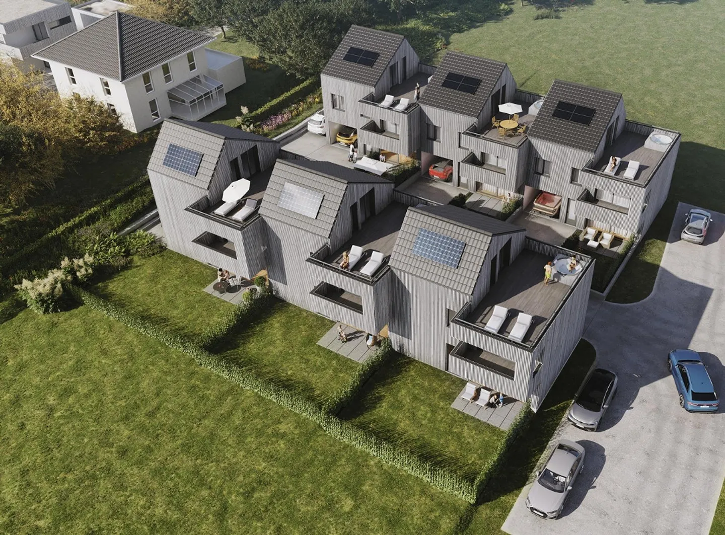 Modernes Reiheneinfamilienhaus in Sax zu kaufen - Foto 3 von 13