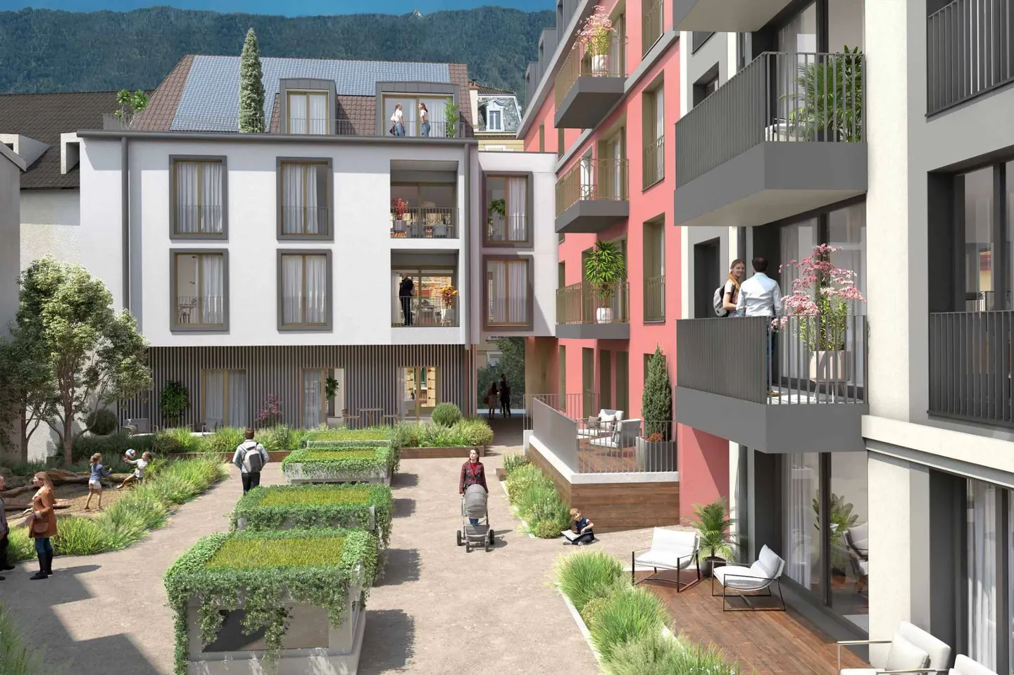 Zeitgemäße Wohnung in Montreux - Foto 2 von 7