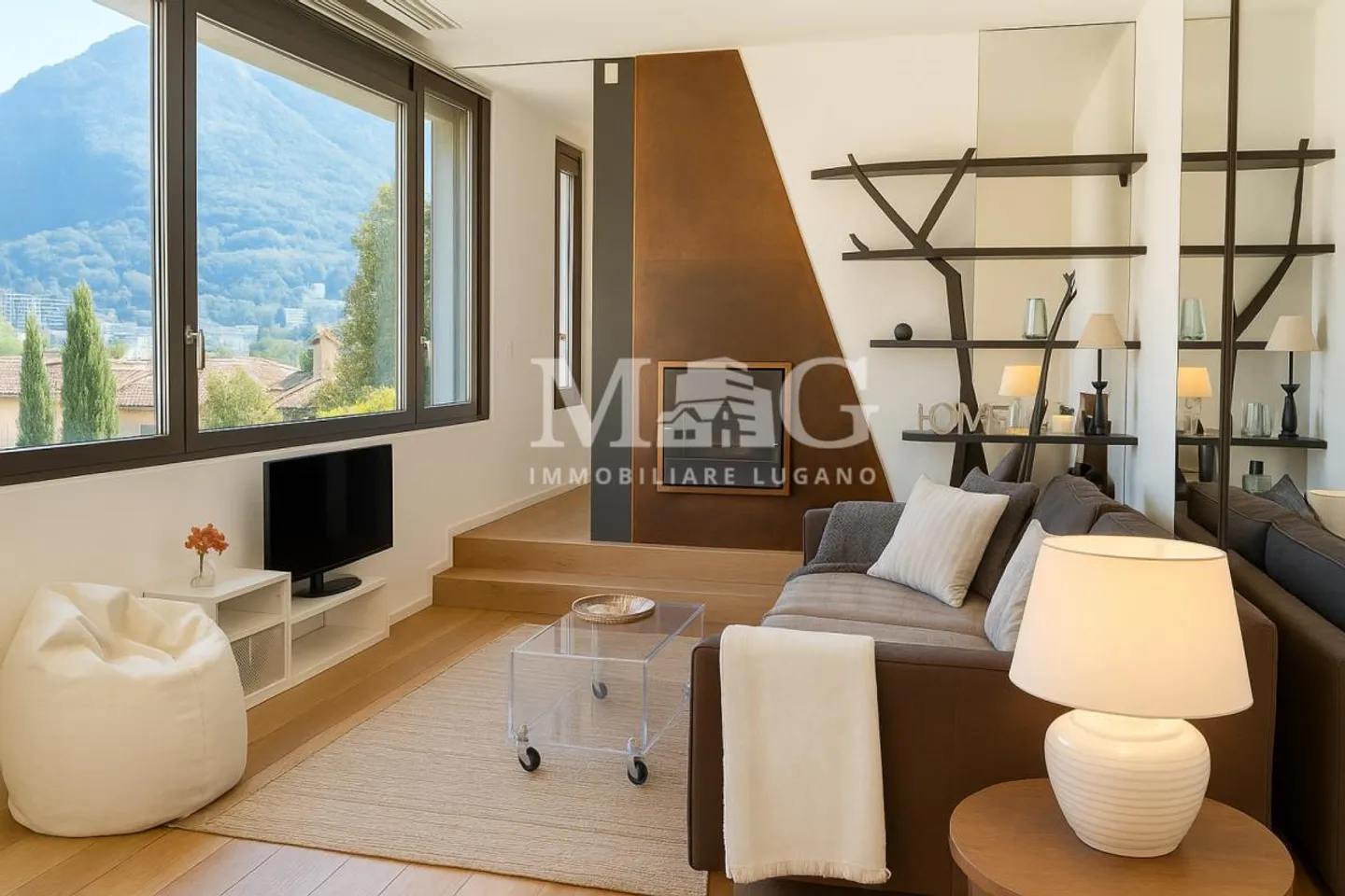 Lake View Apartment for Sale in Central Lugano - Modern 1-Bedroom, Luxury Finishes - Photo 1 of 10