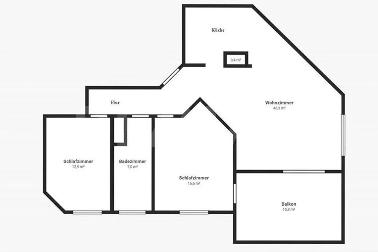 Beautiful 3.5 Room Apartment with Large Balcony, Elevator and Underground Garage - Photo 12 of 13