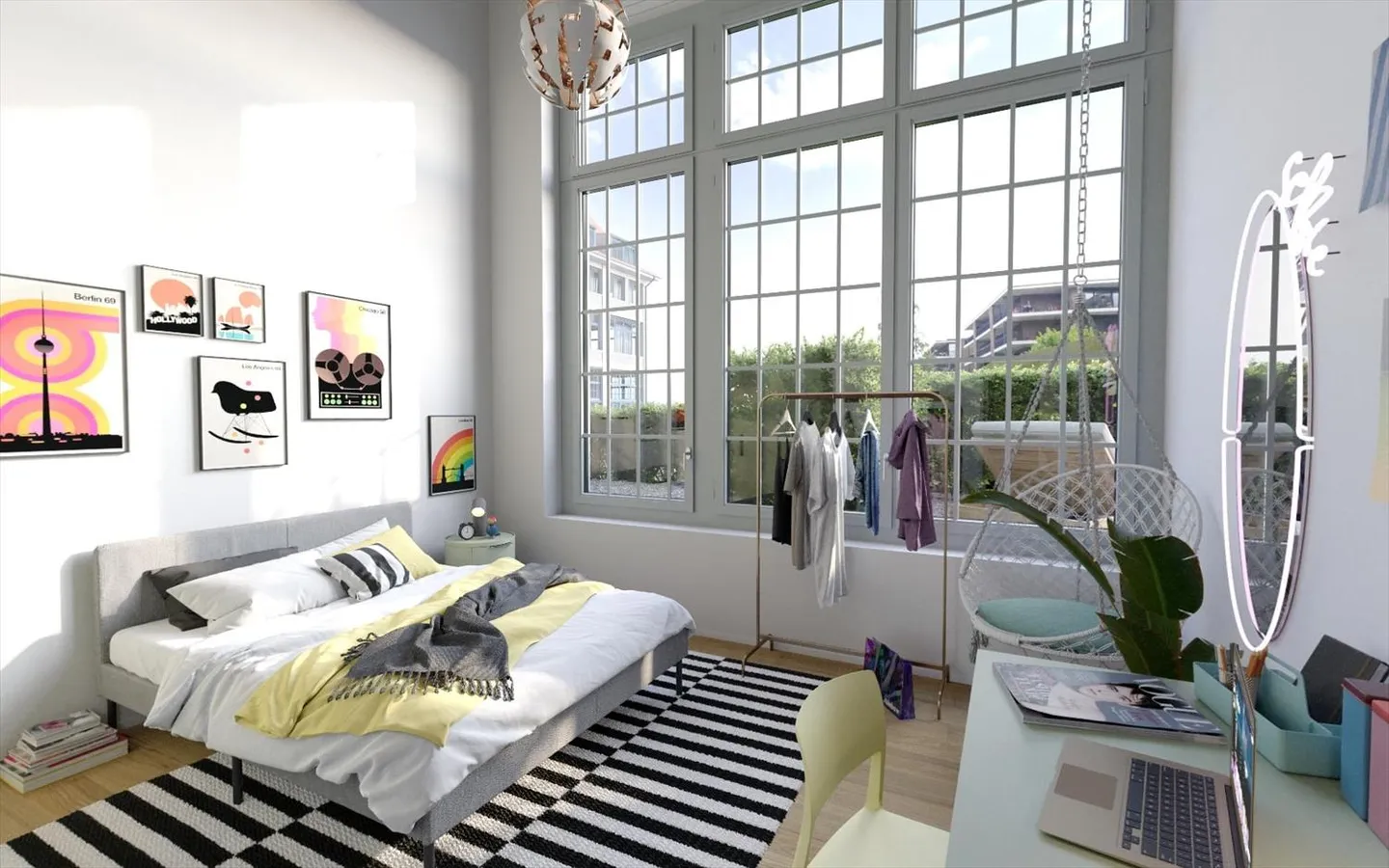 Appartamento loft di 3,5 stanze di nuova costruzione con collegamenti perfetti! - Foto 4 di 7