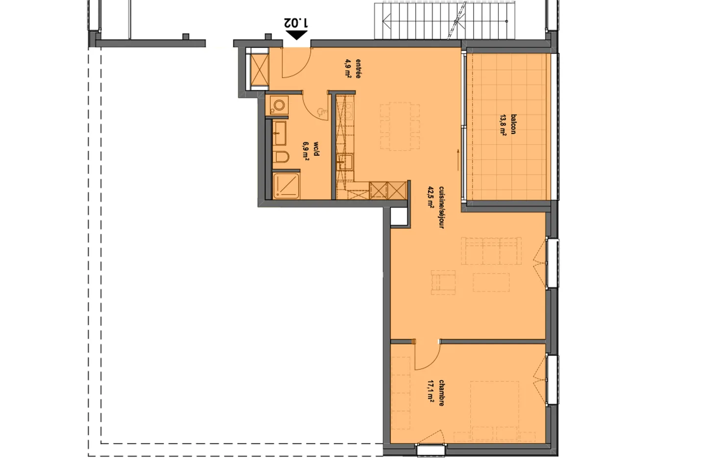 Appartamento 2.5 locali - Foto 2 di 6