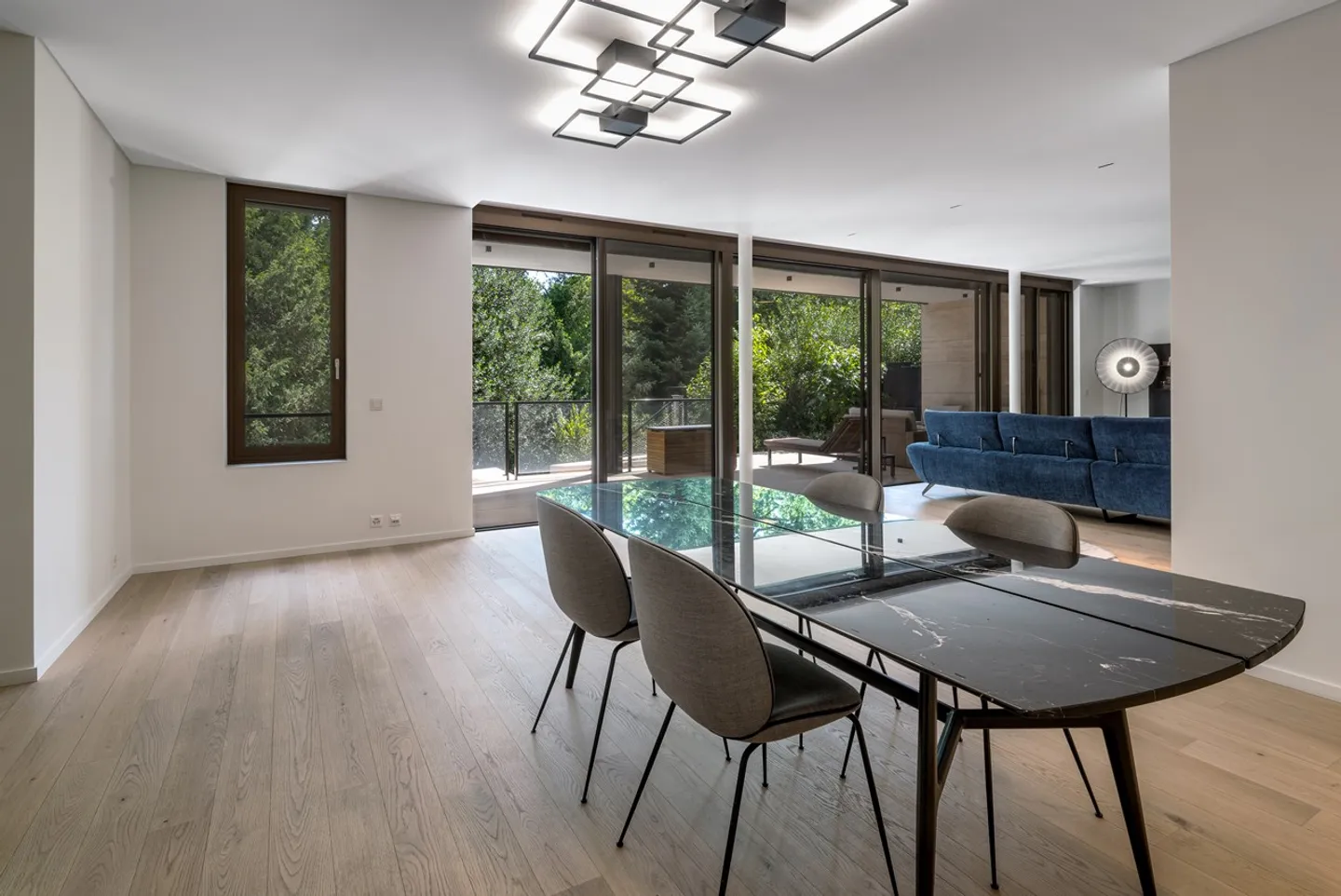 Duplex eccezionale con giardino privato - Résidence Beauvallon, Chêne-Bougeries. - Foto 4 di 12