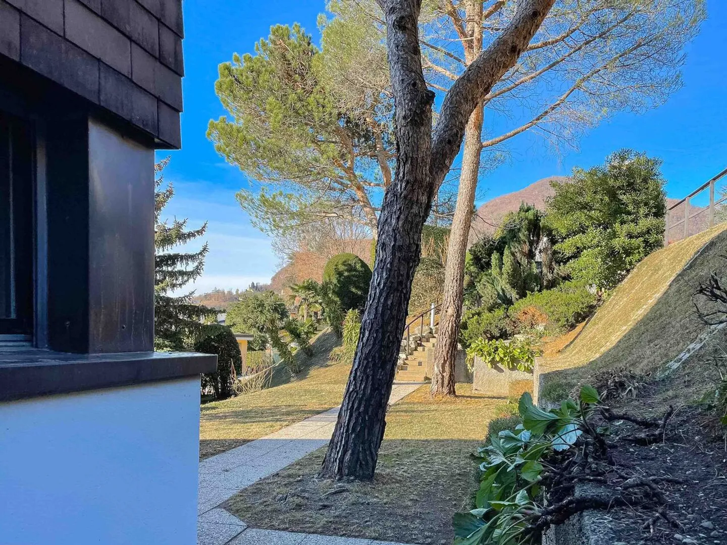 Villa con ampio giardino e vista aperta a Morbio Superiore - Foto 8 di 12