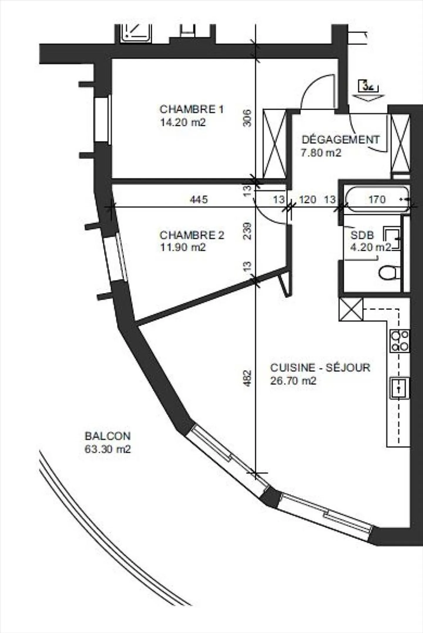 Magnifico attico di 3,5 locali con terrazza e vista lago - Foto 3 di 7