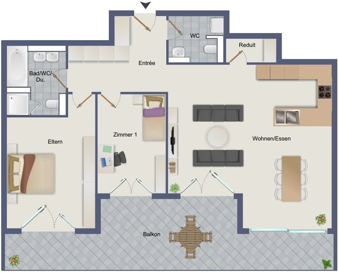 First-class 3.5-room apartment in a top location - Photo 10 of 15
