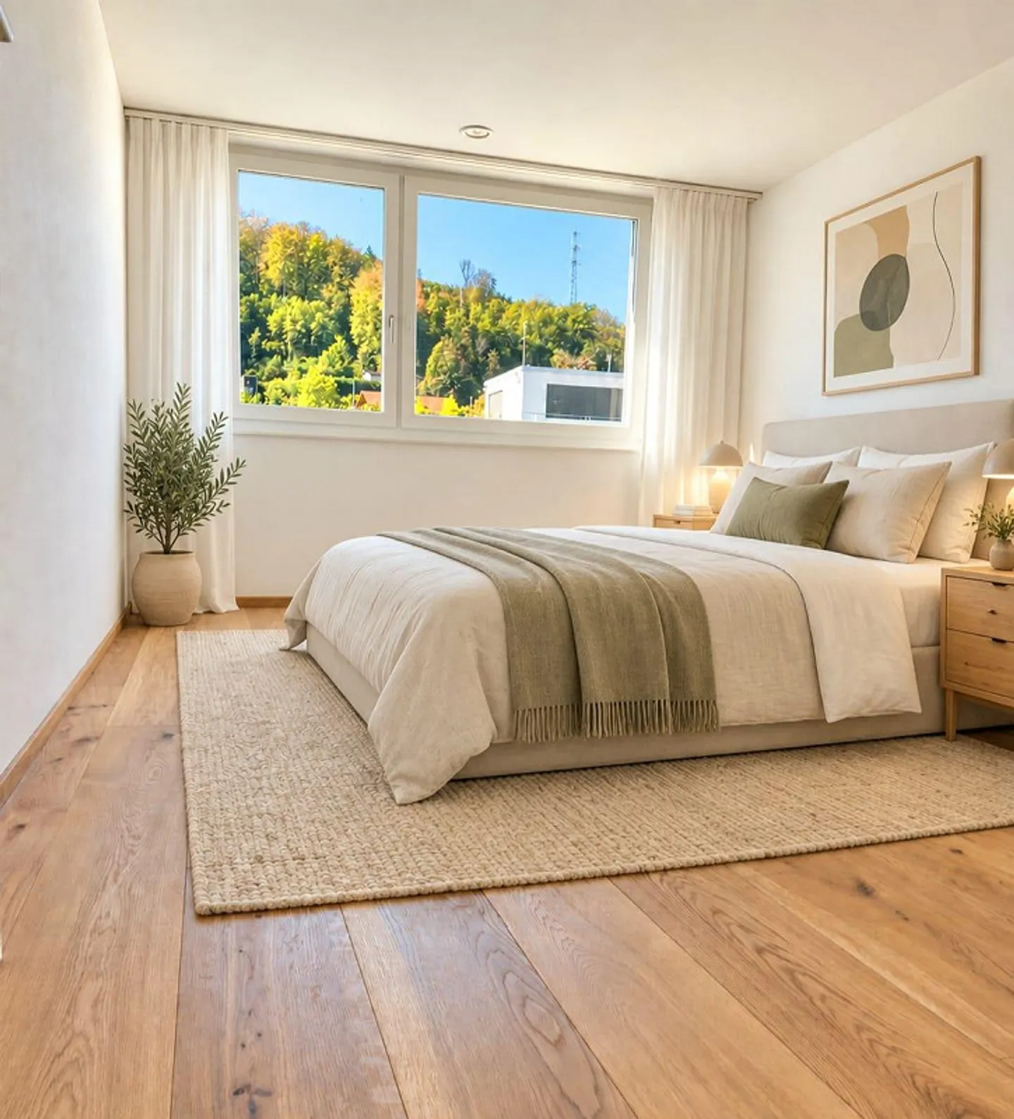 Bright 3.5-room apartment with large balcony - Photo 3 of 8