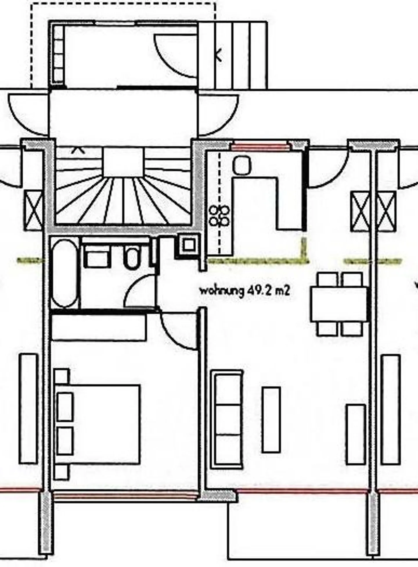 Appartement moderne et calme de 2,5 pièces avec balcon dans le quartier de St. Otmar - Photo 10 sur 10