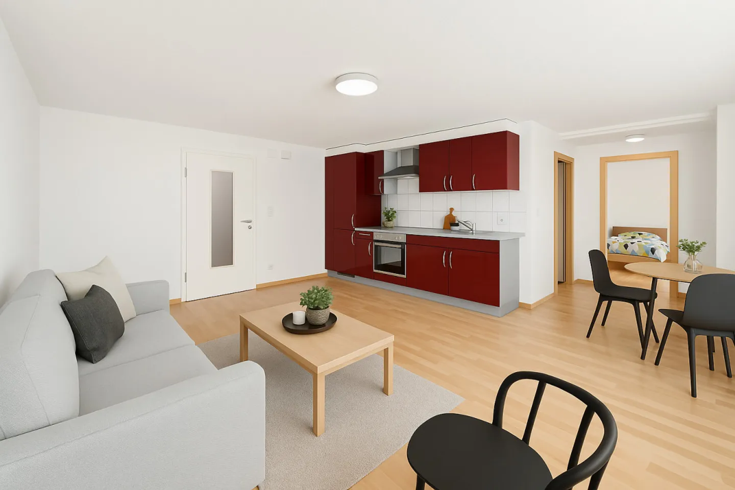 Moderne 2-Zimmer-Wohnung mit offener Küche - 1 Monat Miete angeboten* - Foto 1 von 3