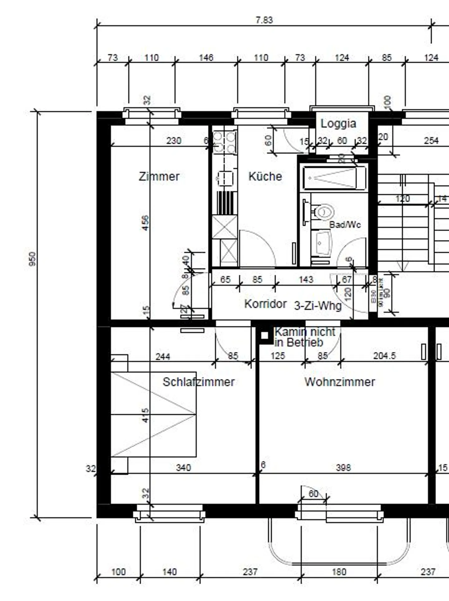 Charmante 3-Zimmer Wohnung in Zürich - Foto 6 von 6