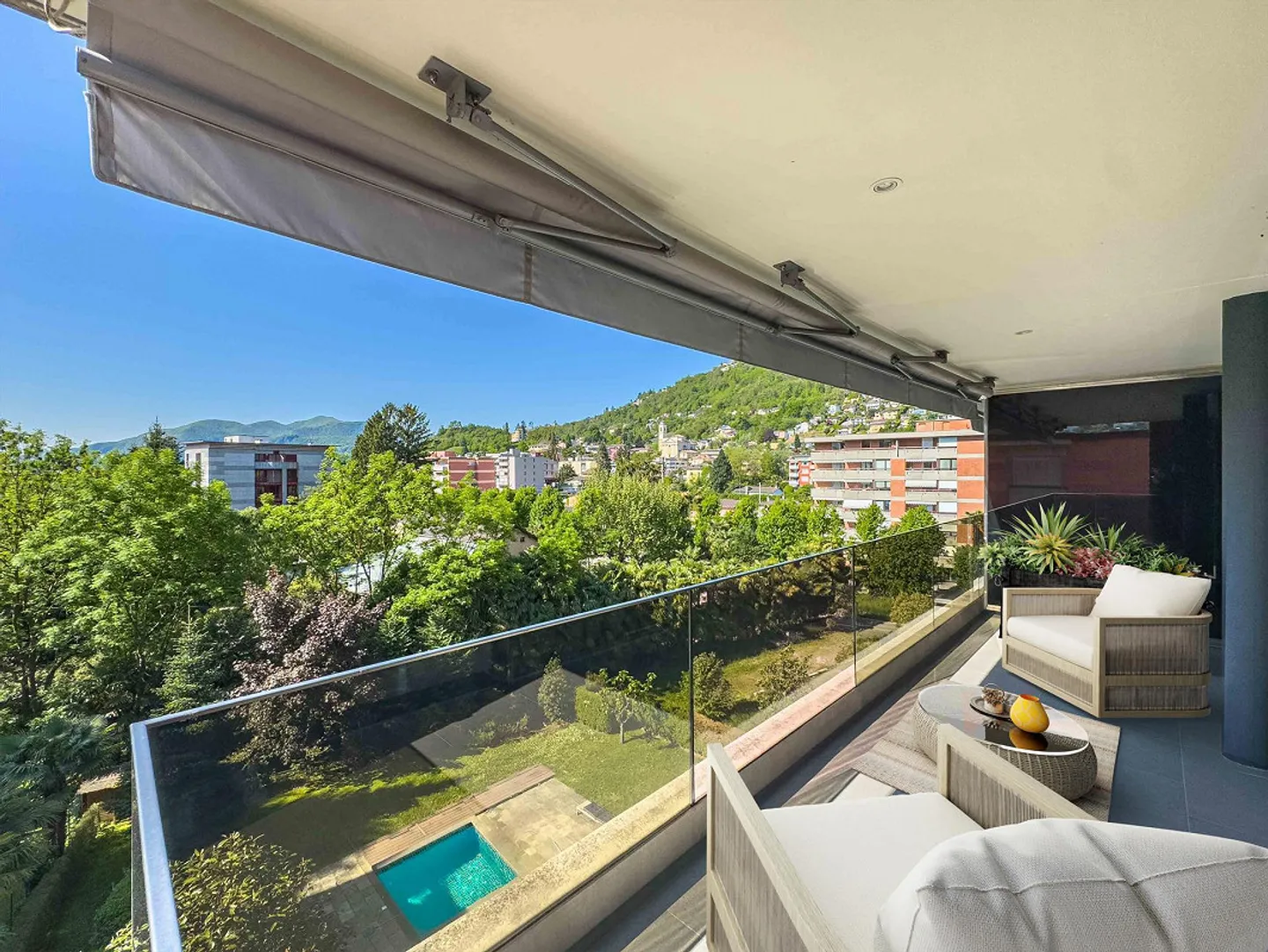 Spacious 3.5 rooms with terrace in Agno - Photo 6 of 9