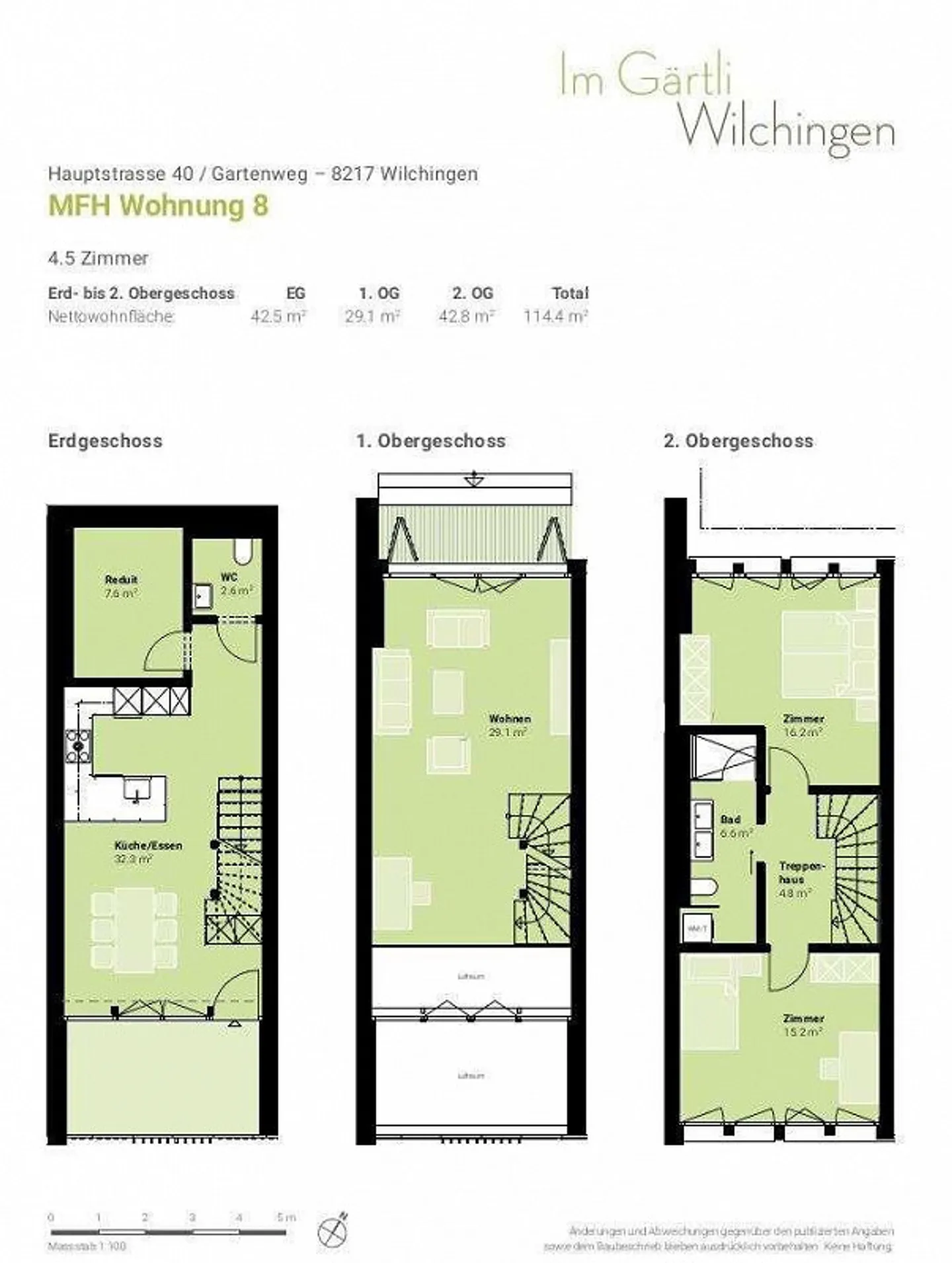 Nuovi Appartamenti in Affitto a Wilchingen - Im Gärtli - Foto 6 di 6