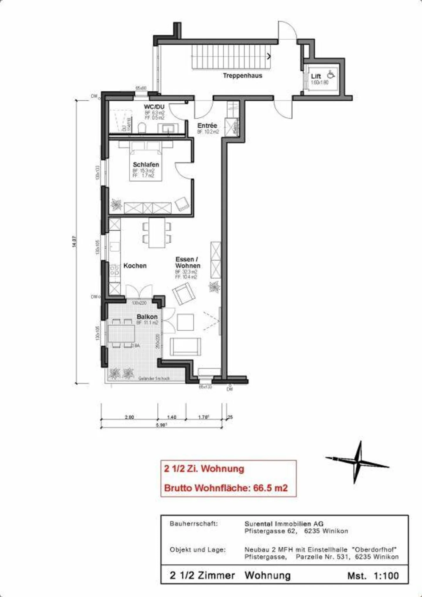 2 1/2-Room Apartment on the 1st Floor - Photo 10 of 12