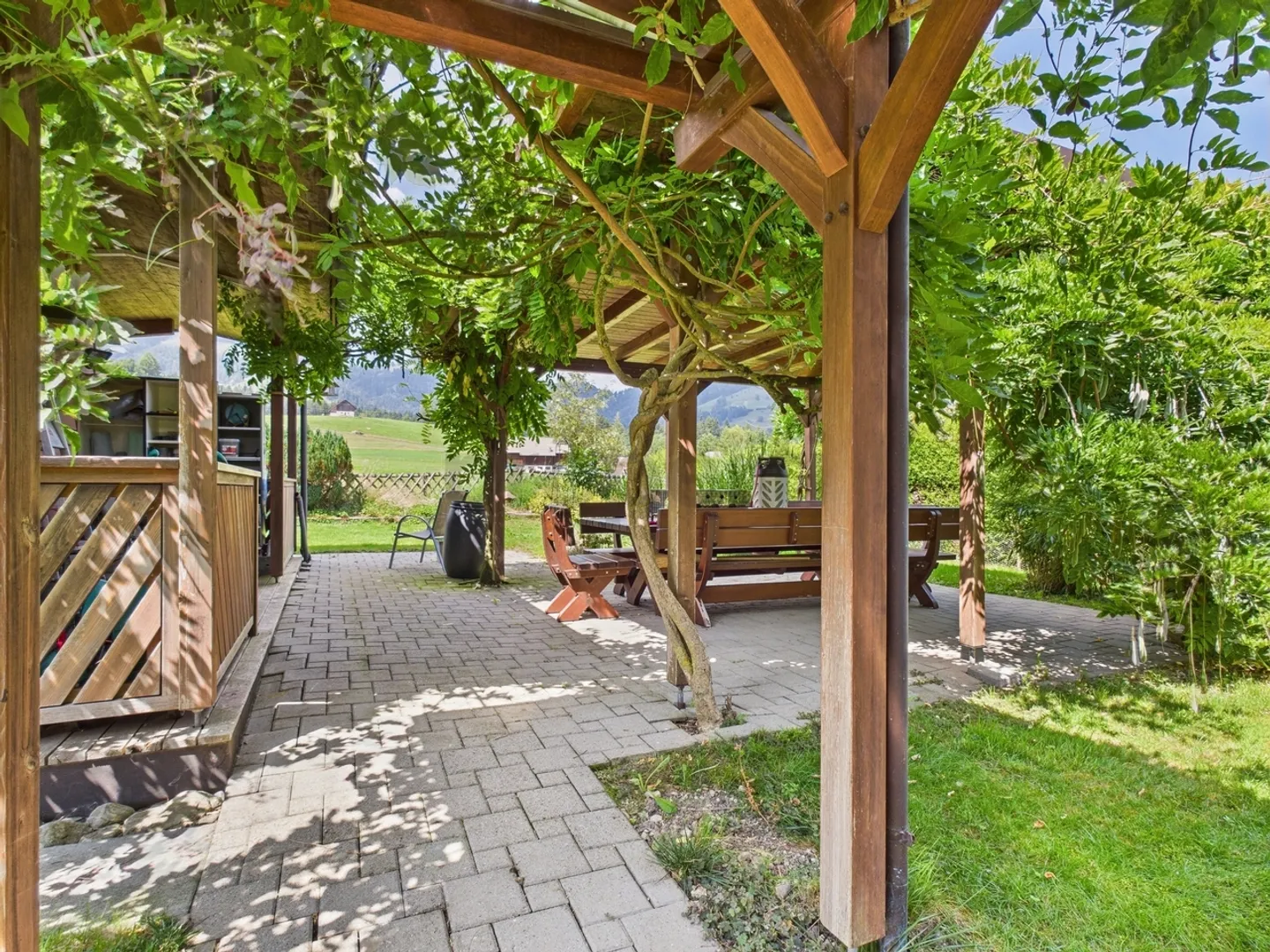Charming 4.5-Room Chalet at Camping Ricken with Mountain View - Photo 2 of 13