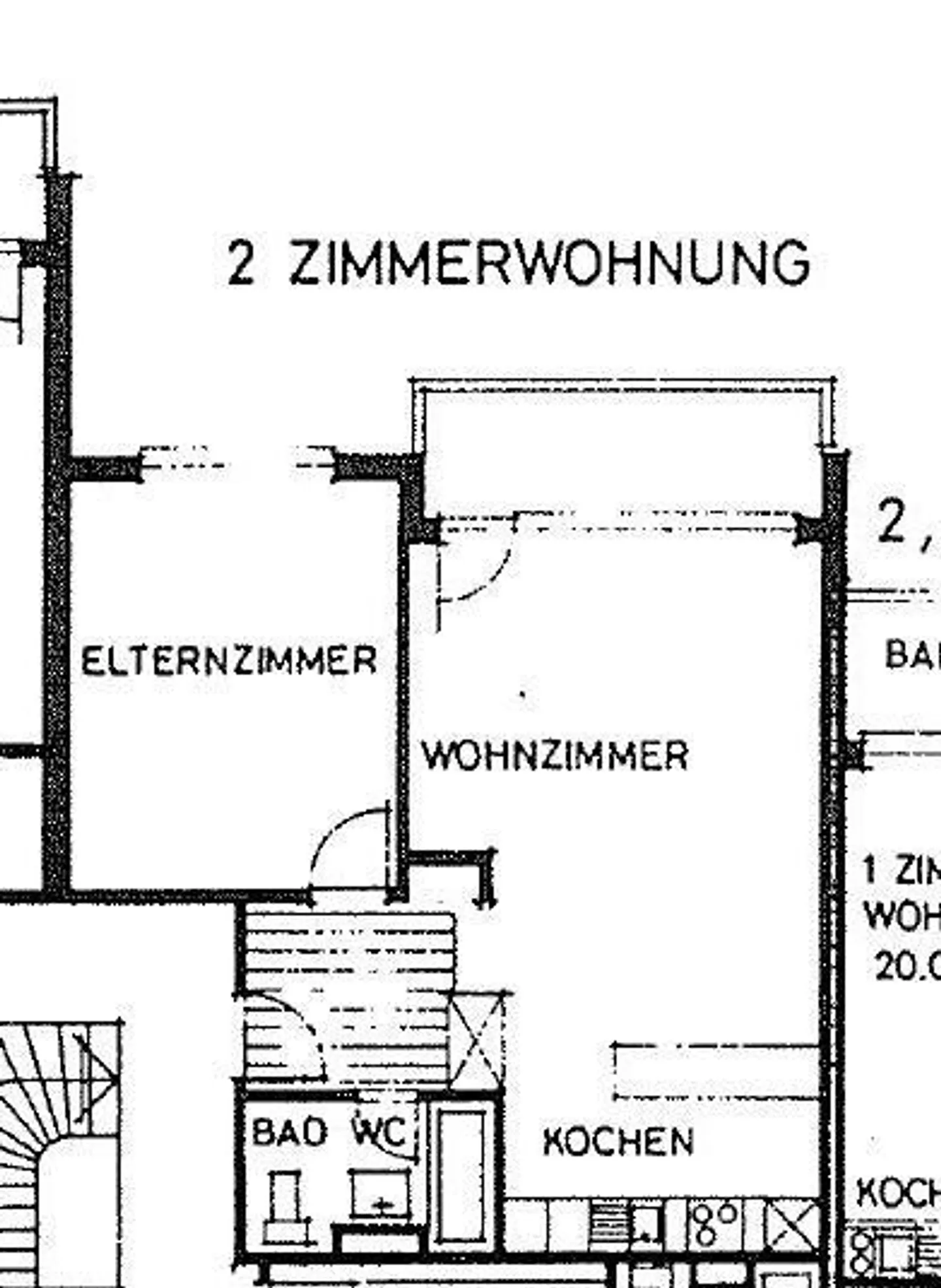 Helle Singlewohnung neben Stadion - Foto 7 von 7
