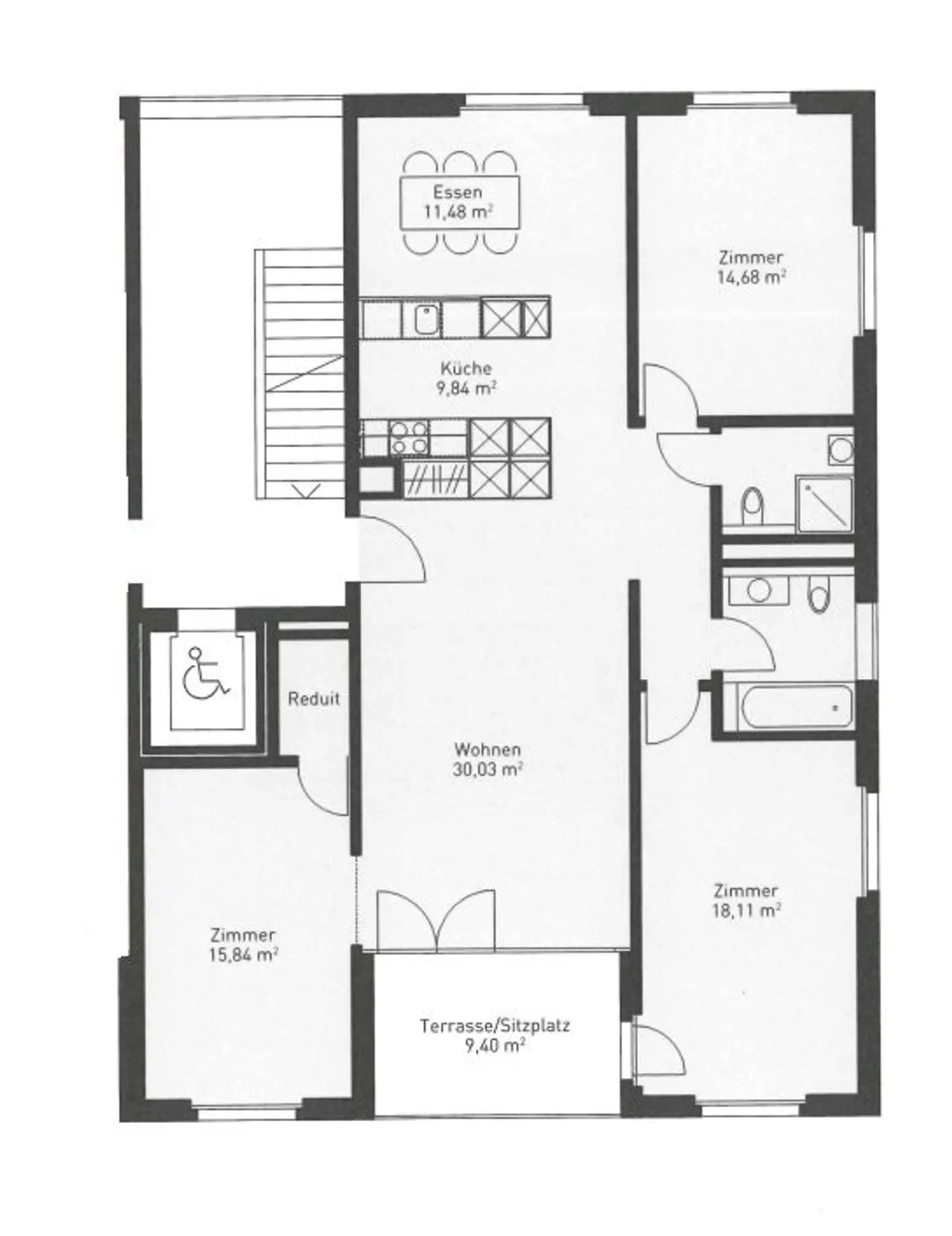 Appartement spacieux à Oberwinterthur - Photo 9 sur 10