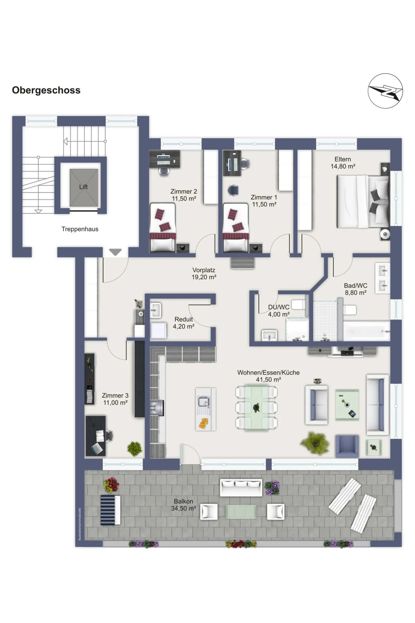 Bright 5½-room family apartment between Langenthal and Herzogenbuchsee - Photo 17 of 17