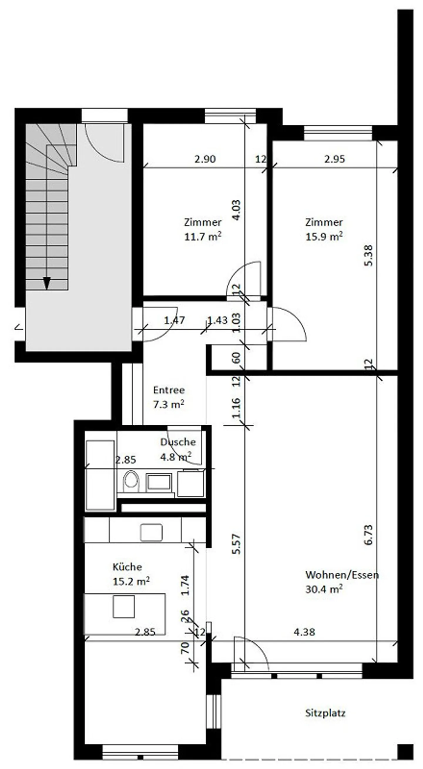 Appartement rénové à louer ! - Photo 12 sur 12