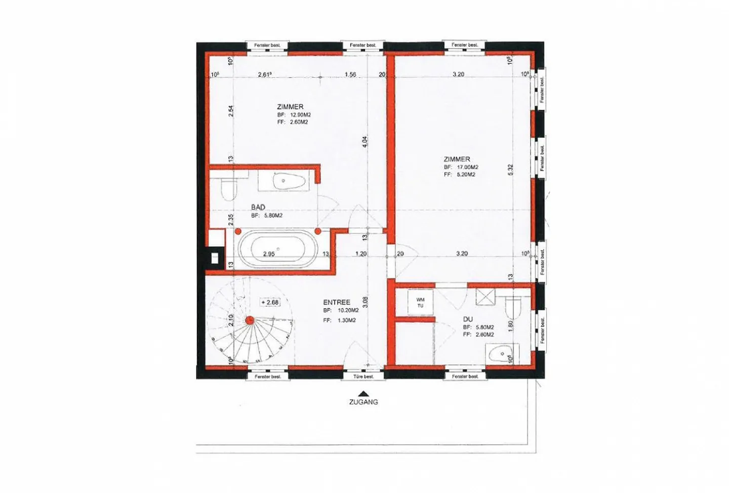 Stilvolle Duplex-Wohnung an zentraler Lage in Ittigen - Foto 16 von 17