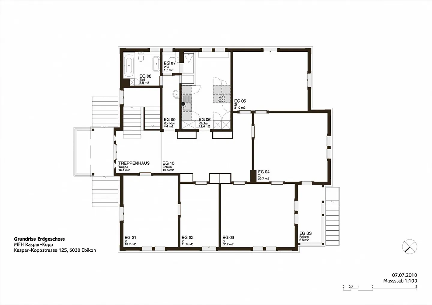 5.5-room apartment in Art Nouveau house, close to the city and nature - Photo 14 of 14