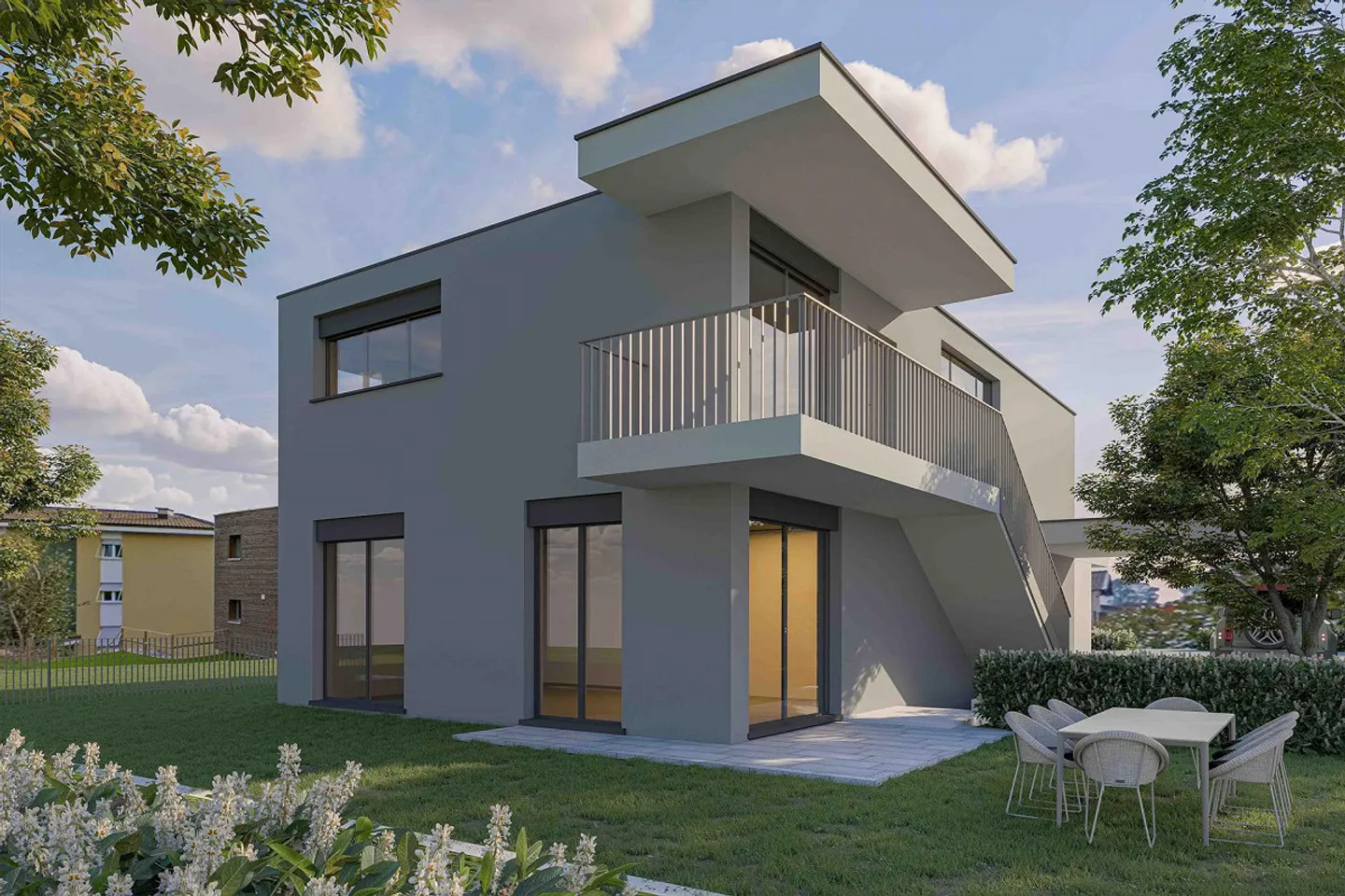 Duplex House Under Construction in Rancate - Photo 3 of 6