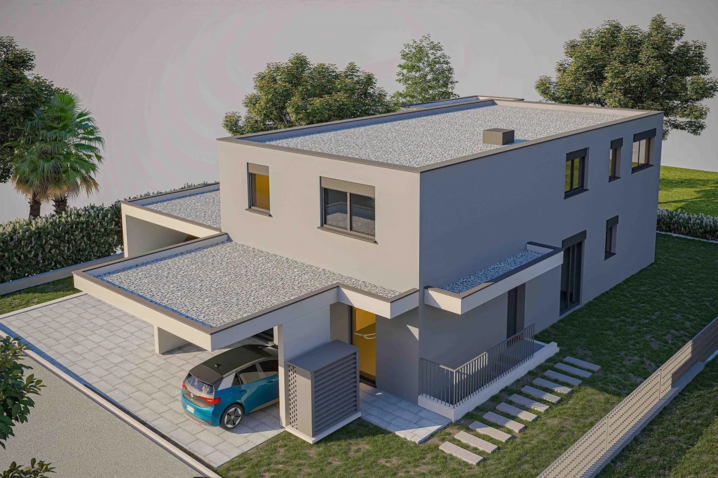 Duplex House Under Construction in Rancate - Photo 4 of 6