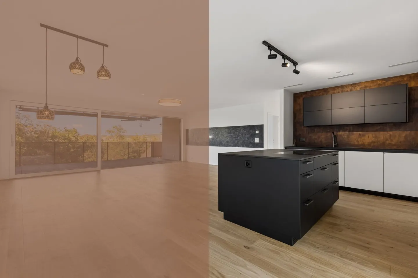 Appartement moderne de 5,5 pièces avec vue sur la verdure - Photo 1 sur 14